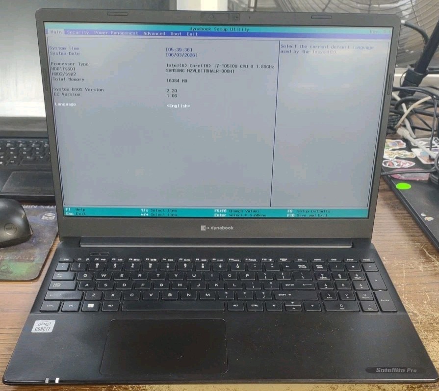 Dynabook SATELLITE PRO L50-G15250 W/ i7-10510U, 16GB, 1TB