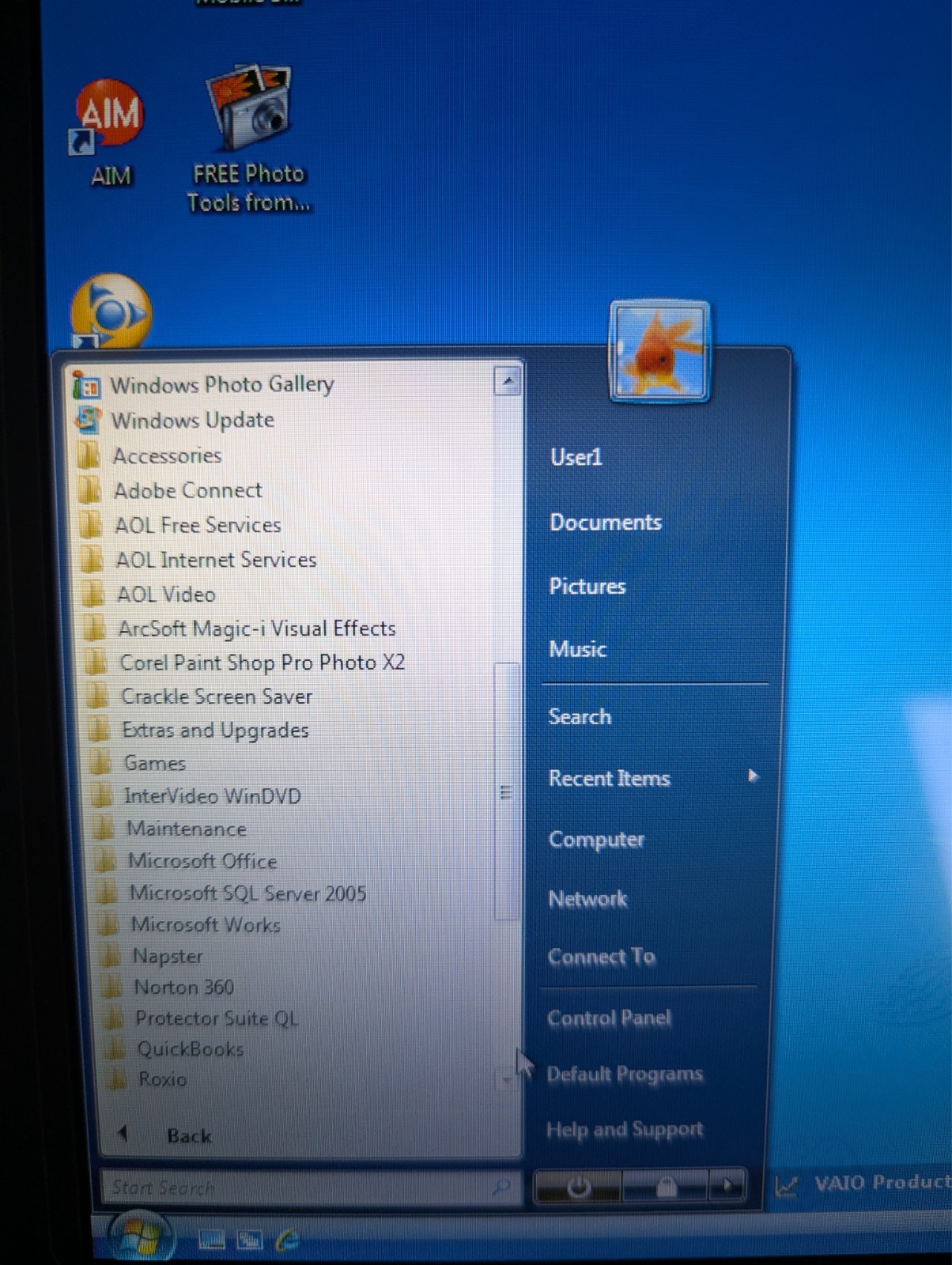 💻 Sony VAIO PCG-6W1L Laptop & AC Adapter selling AS-IS. Works