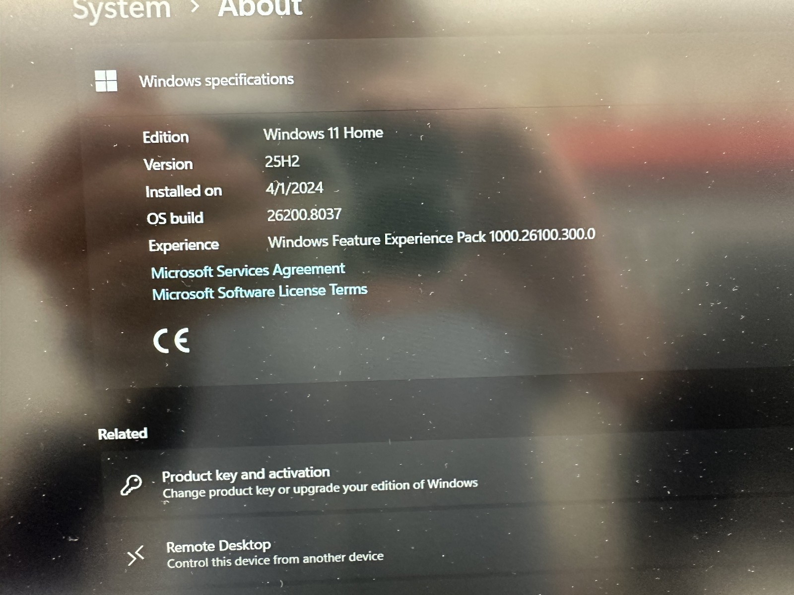 MSI MS-16W1 i5-9300H 2.40GHz 8GB 477GB SSD Windows 11 Home