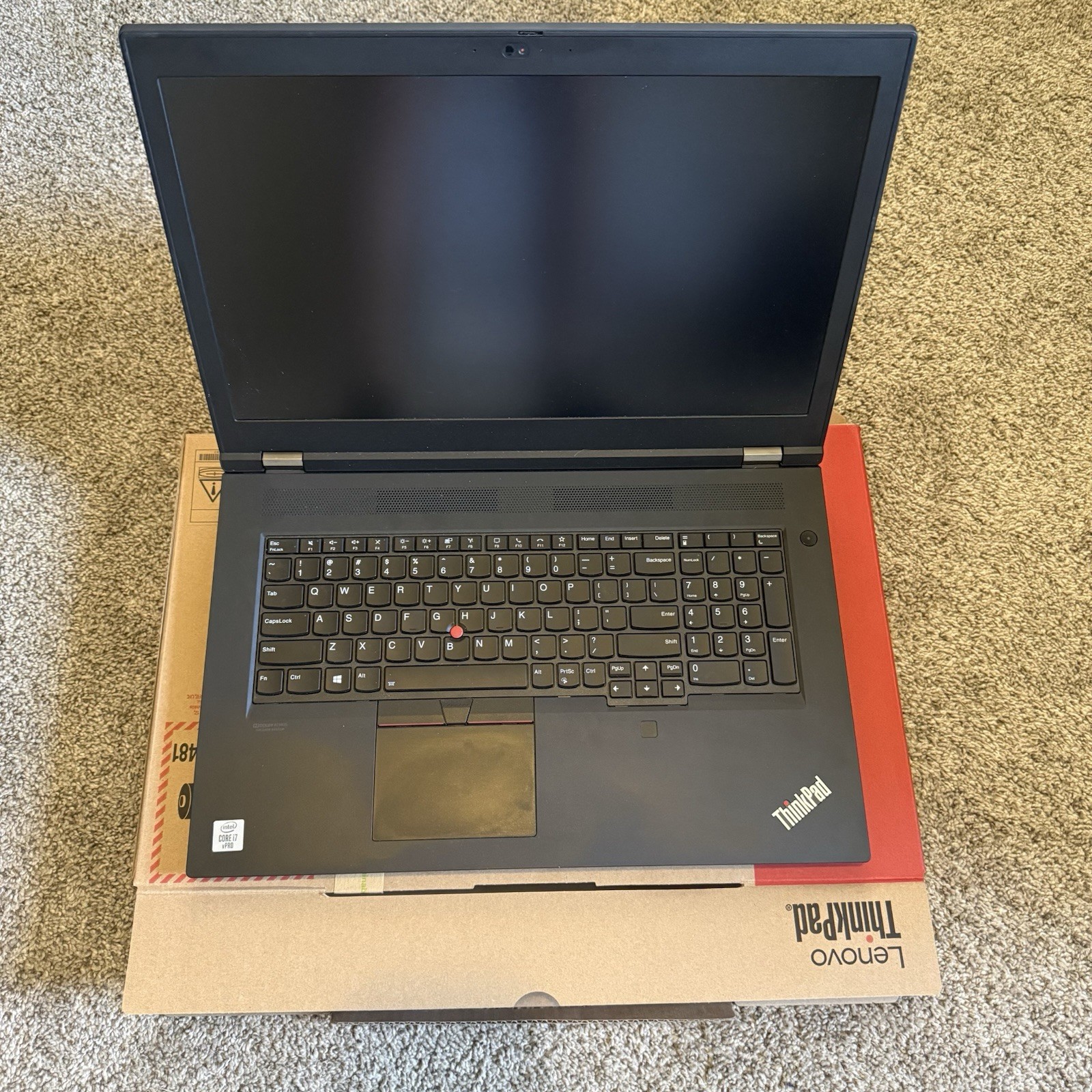 Lenovo ThinkPad P17 Gen 1 i7-10850H NVIDIA RTX 3000 32GB Mem 1TB SSD Win11 Pro