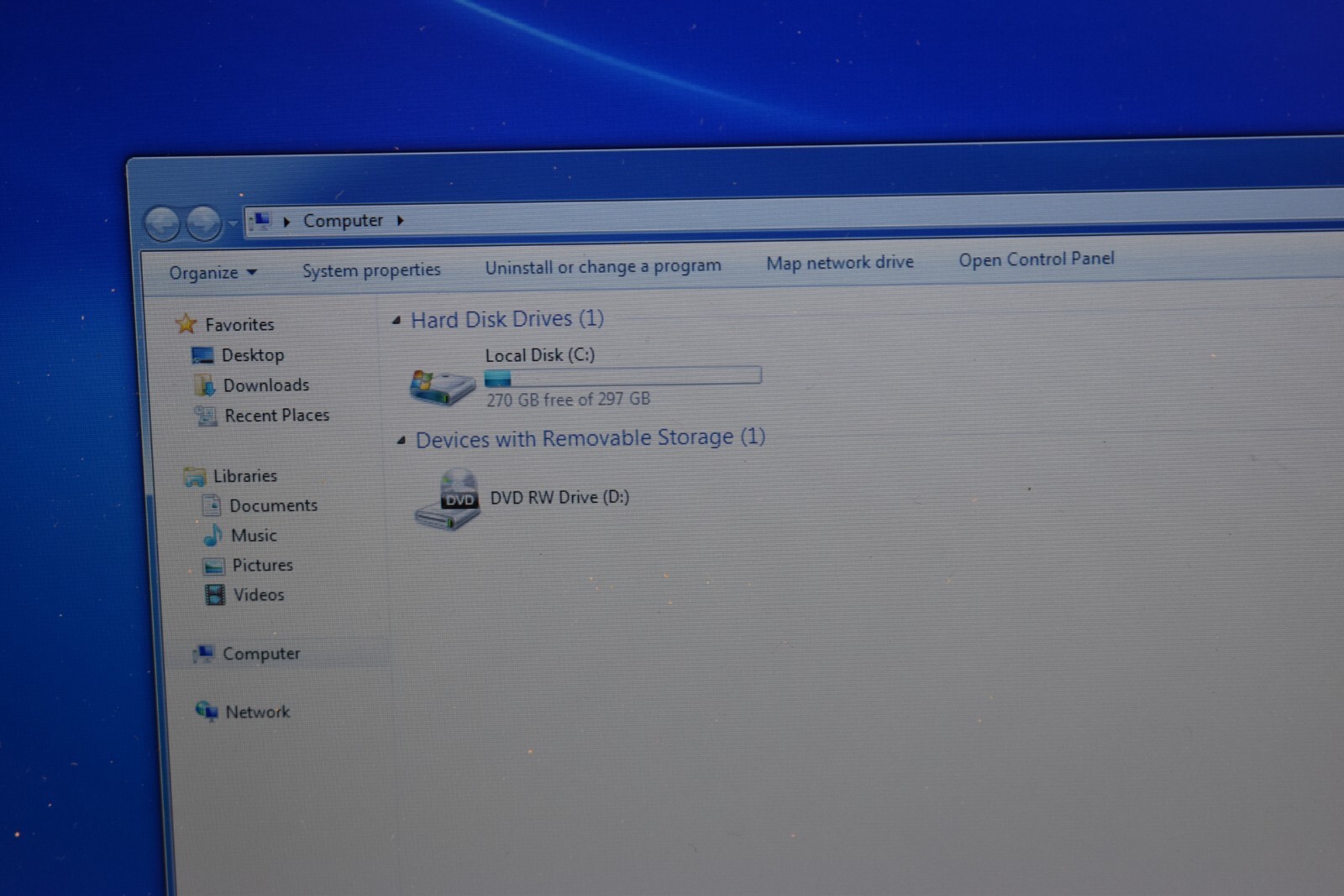 Dell Latitude E6500 P8800 2.66GHz 4GB RAM 320GB HDD 1920×1200 WUXGA Windows 7