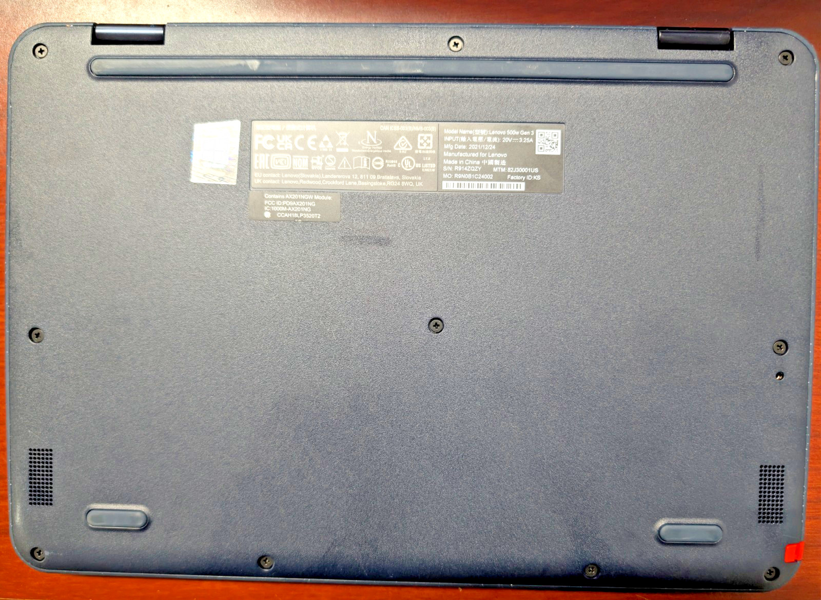 Lenovo 500w G3 Pentium N6000 1.10GHz 8GB RAM 128GB SSD Windows 11 Pro 82J4 -Good