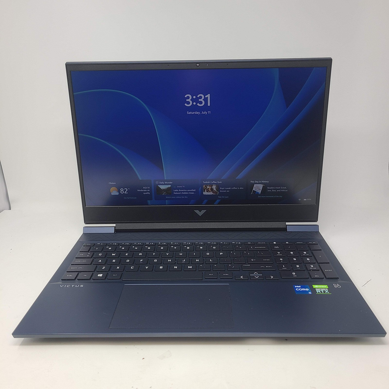 HP Victus NG1FHLR1 16.1 i5-11400H 2.7GHz 32GB RAM 256GB SSD GeForce RTX 3050 Ti