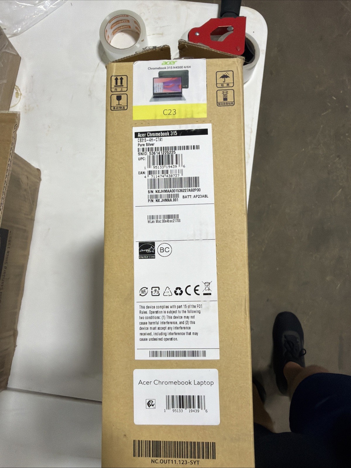 Acer 15.6″ Chromebook FHD Celeron N4500 4GB 64GB UHD✅ Brand New Open Box