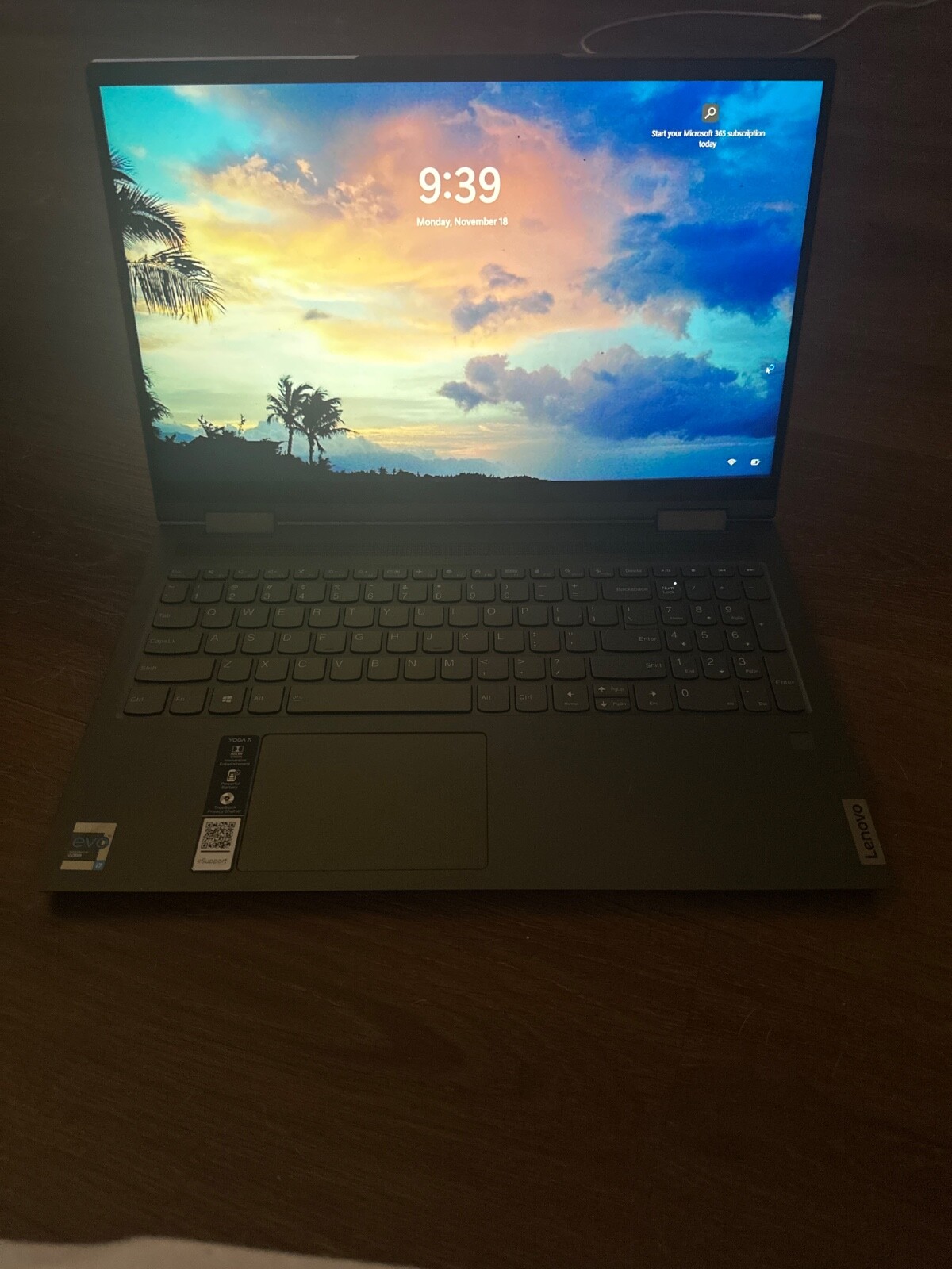Lenovo Yoga 7 15ITL5 15.6″ (256GB SSD, Intel Core i5 11th Gen., 4.20 GHz,…
