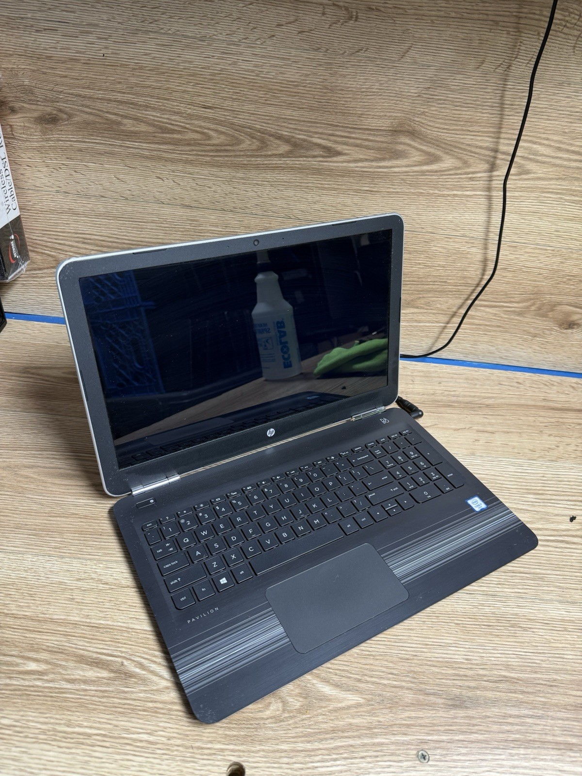 💻 HP Pavilion 15” Laptop 🔧 i7-6500U • 8GB RAM • No SSD/Cable • Missing Bottom