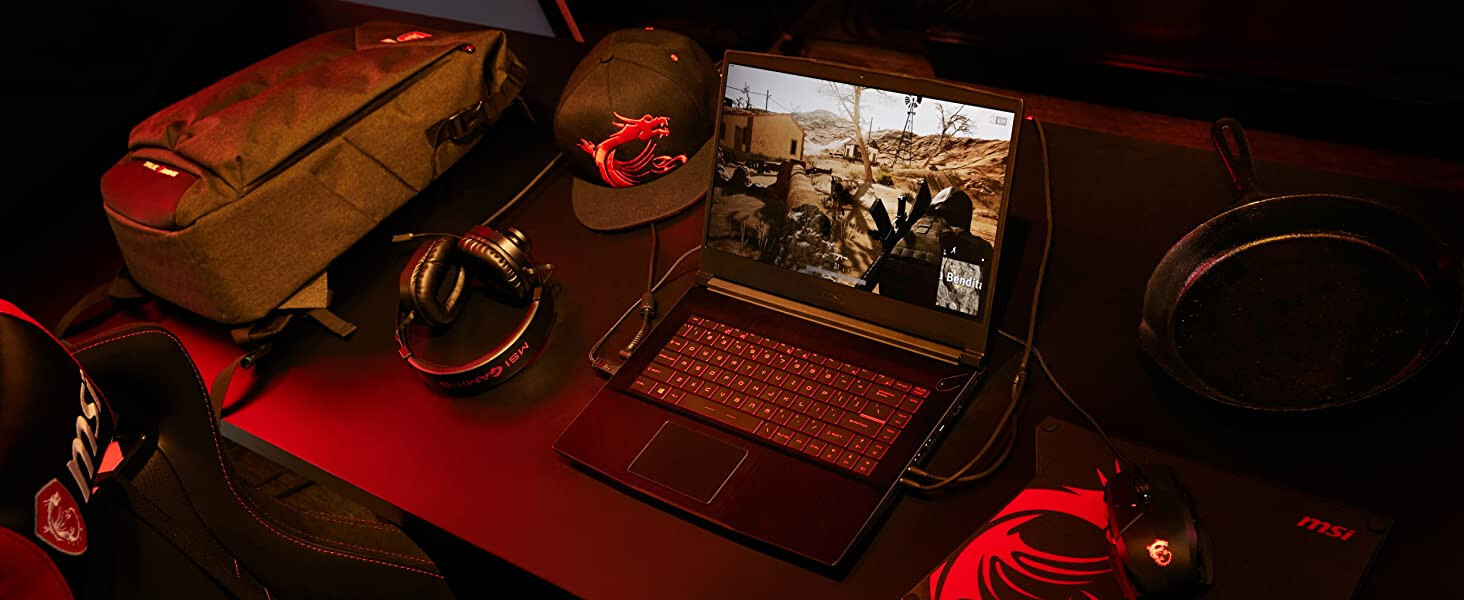 15″ MSI i7-11800H SSD 8TB RAM 64GB GAMING PC NVIDIA RTX3050 4GB WIFI7 144hz W11