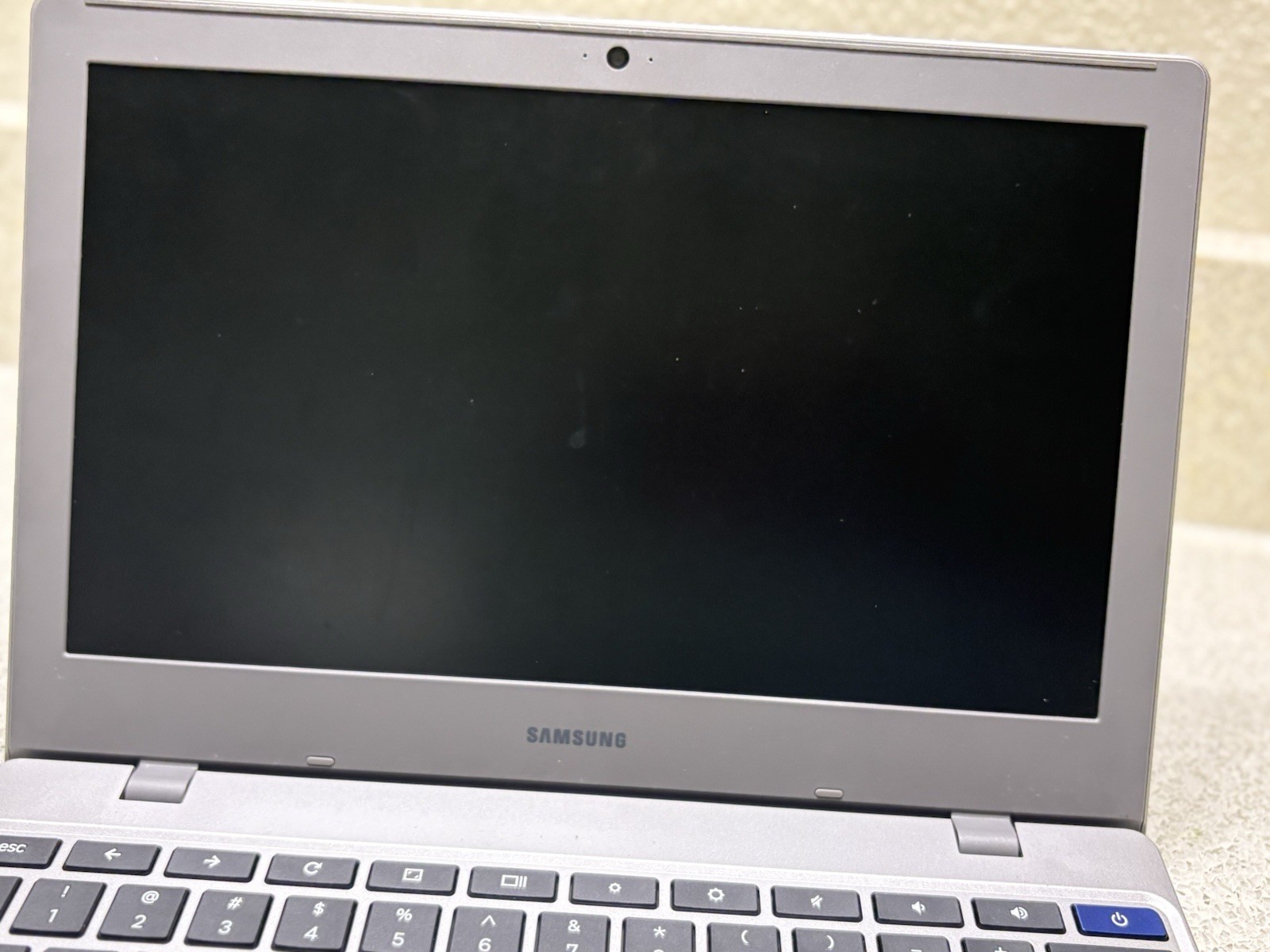 Samsung Chromebook Intel Celeron Processor Laptop – Platinum Titan