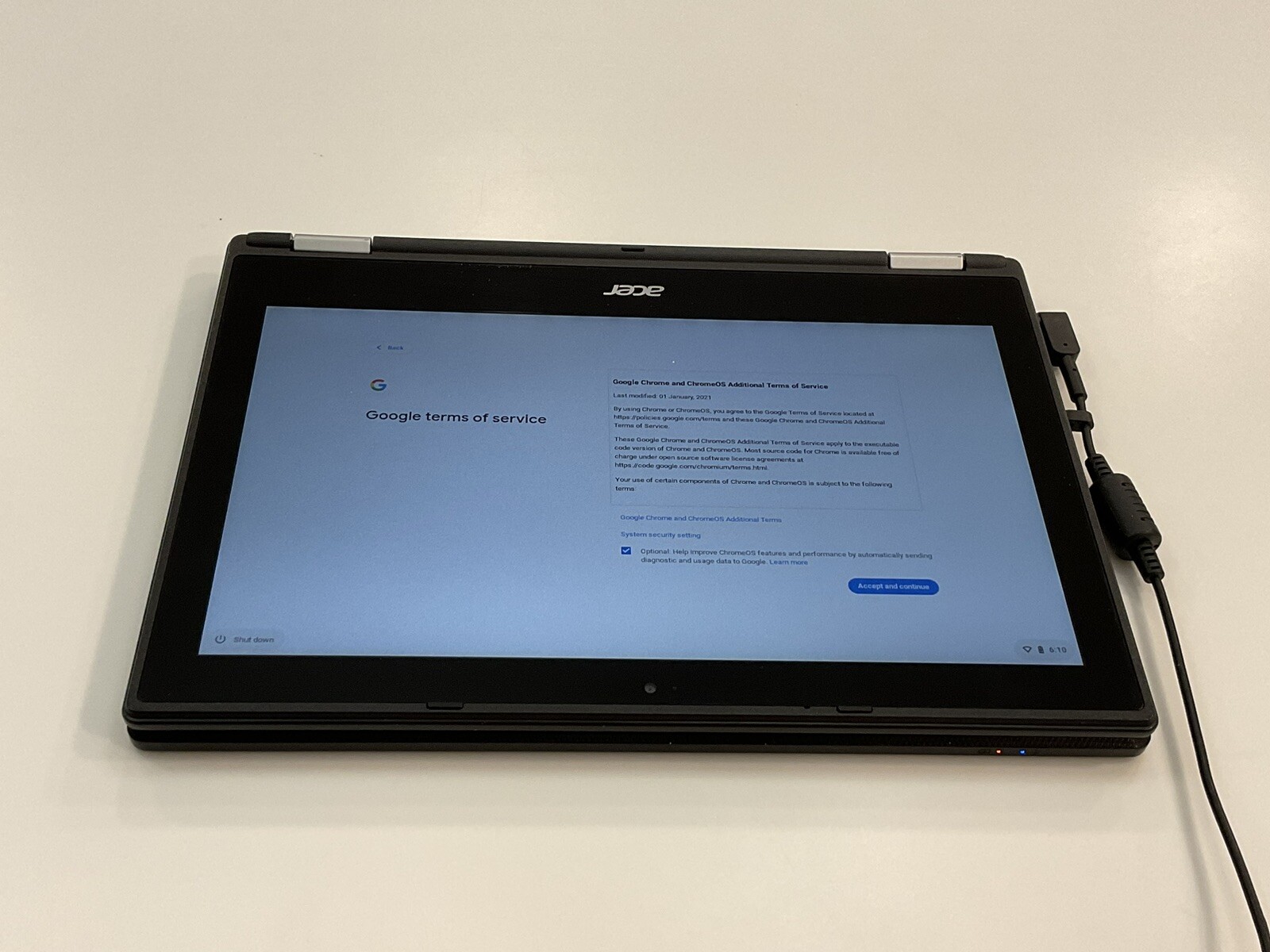 Acer Chromebook 2 In 1 Laptop R11 C738T-N15Q8