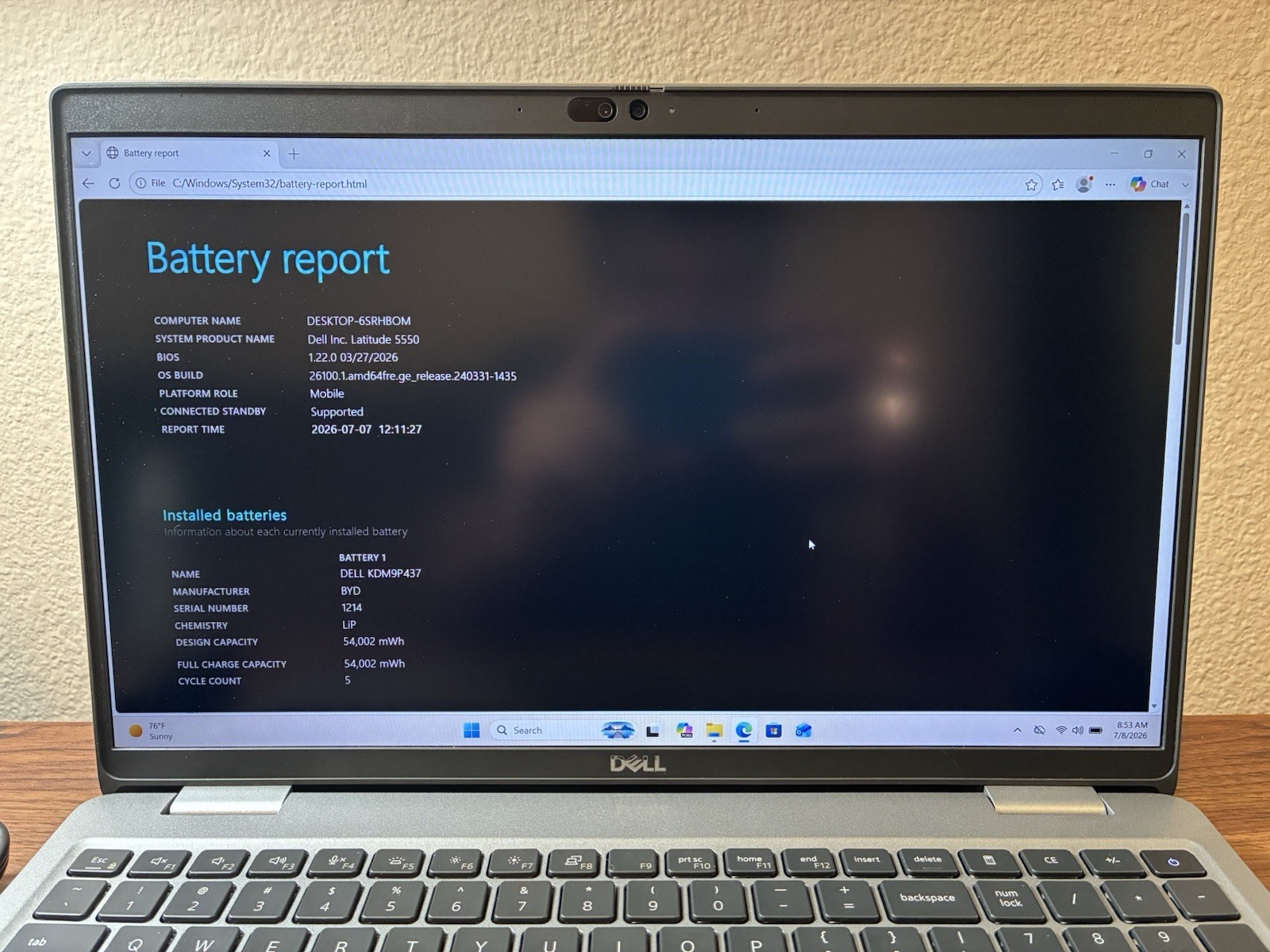 Dell Latitude 5550 Laptop Ultra 5 16GB DDR5 512GB SSD 15.6” FHD WIN 11 Warranty!