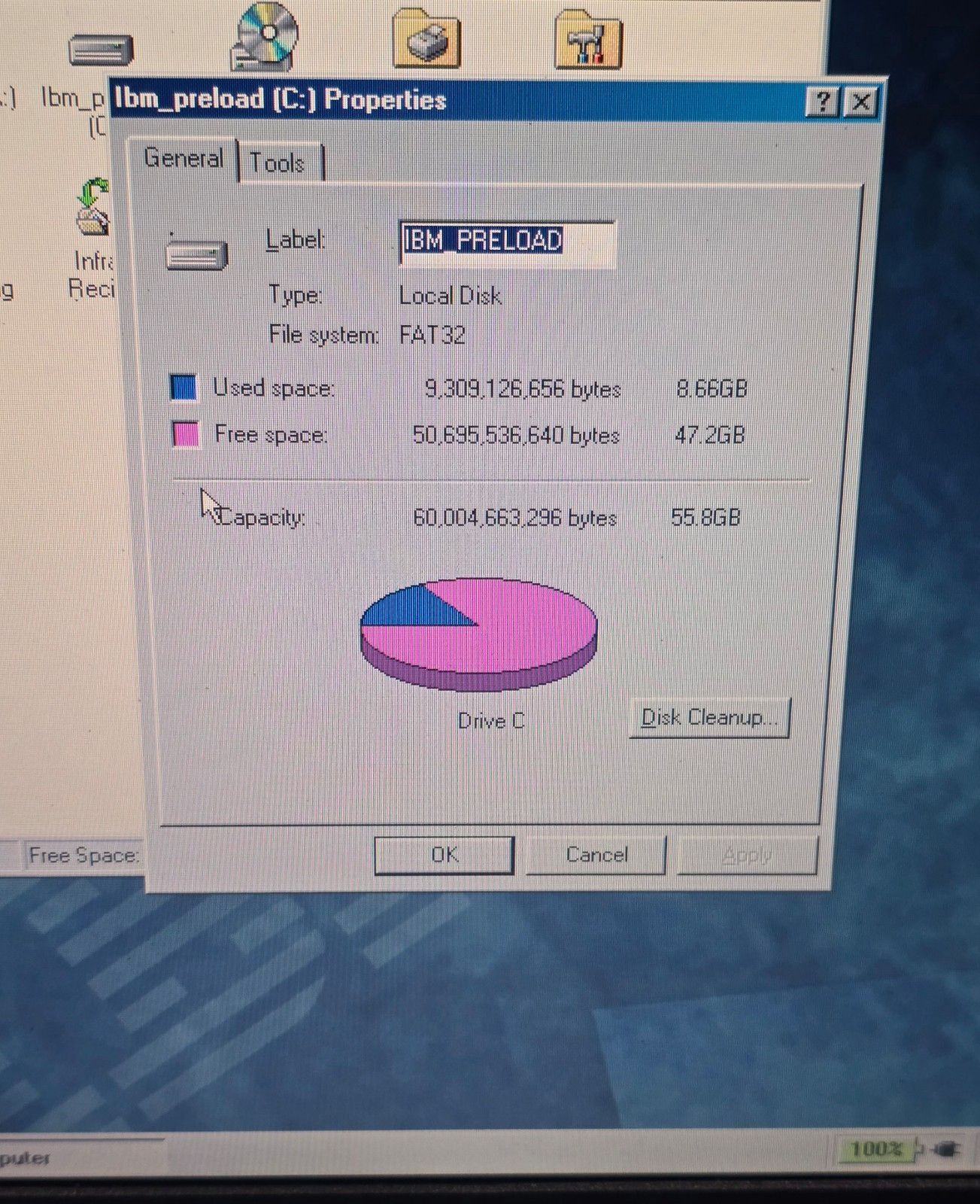 ThinkPad A22m Windows 98 w/recovery disc,Game controller,512 ram,60gb hard drive