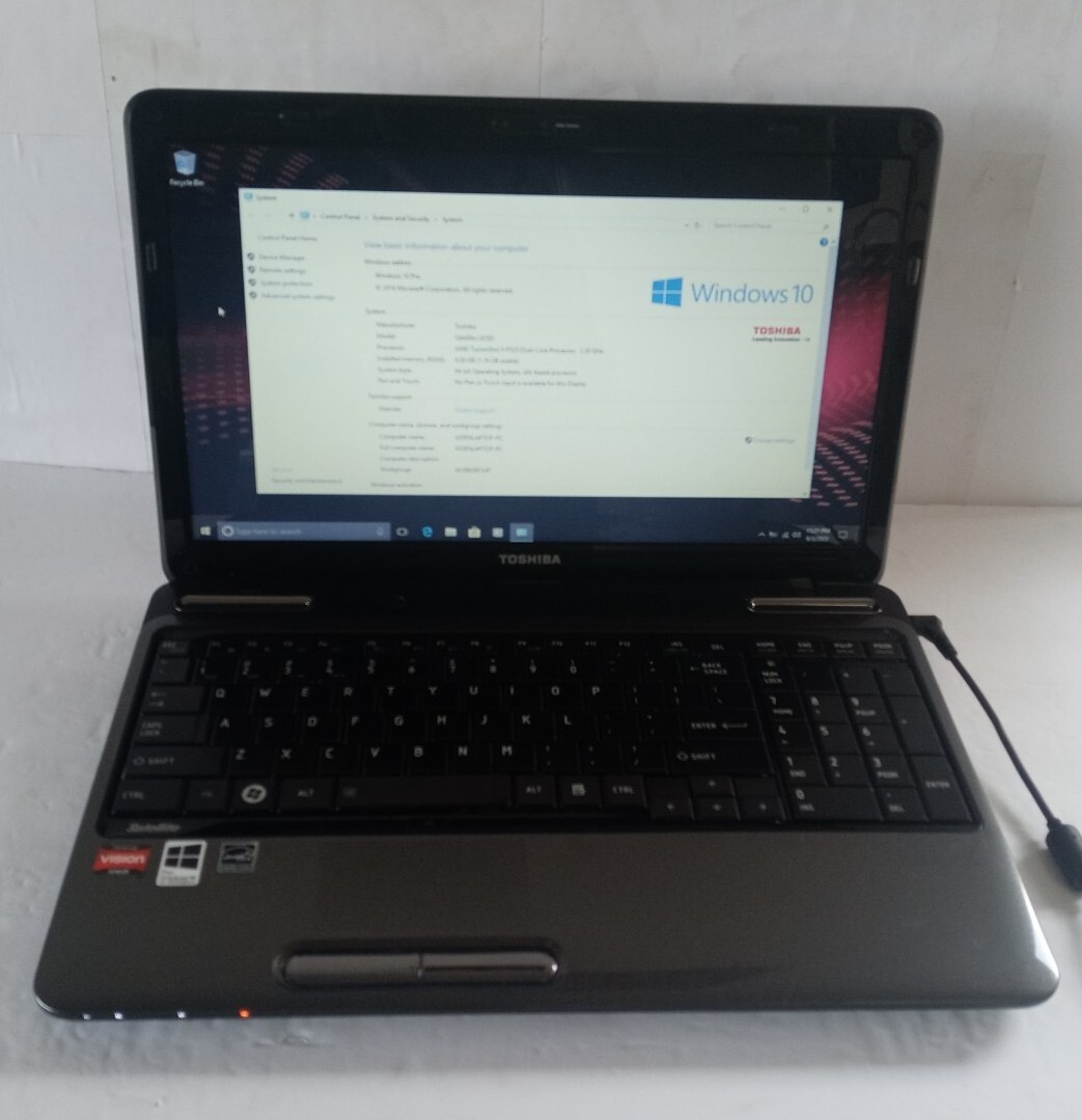TOSHIBA SATELLITE L655D-S 15.6″ AMD TURION ll 2.30GHz 4GB 500GB WIN 10 PRO