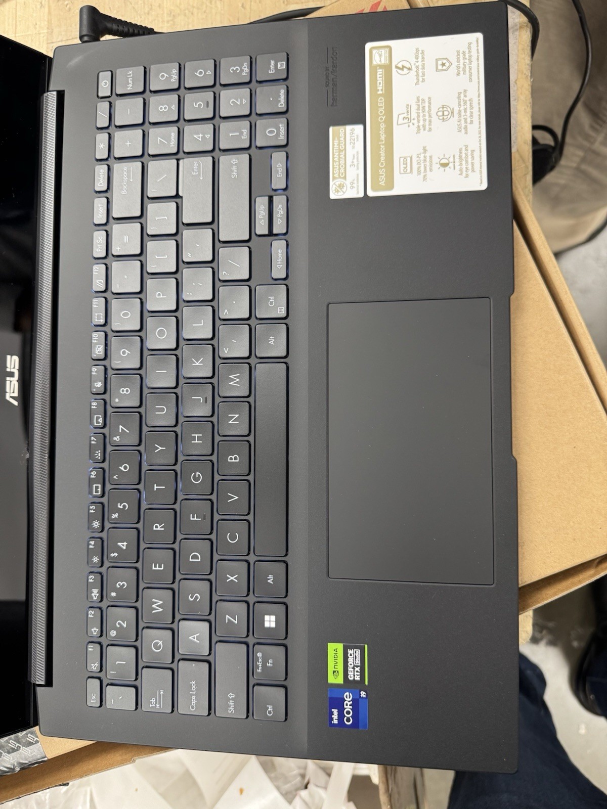 ASUS Vivobook 15.6″ Creator Intel 13th Gen Core i9 16GB RTX 3050 1TB- FOR PARTS