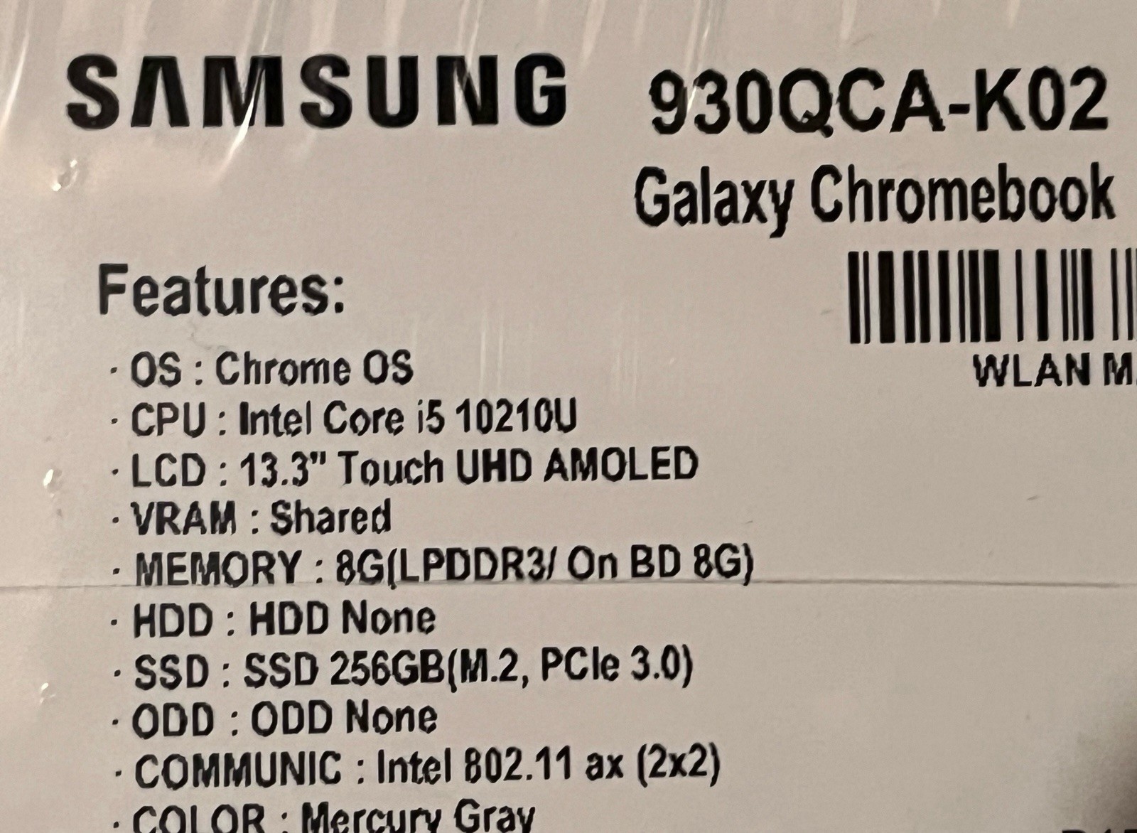 RARE SAMSUNG GALAXY 2-IN-1 13.3″ 4K TOUCH CHROMEBOOK LAPTOP XE930QCA-K02US NEW!