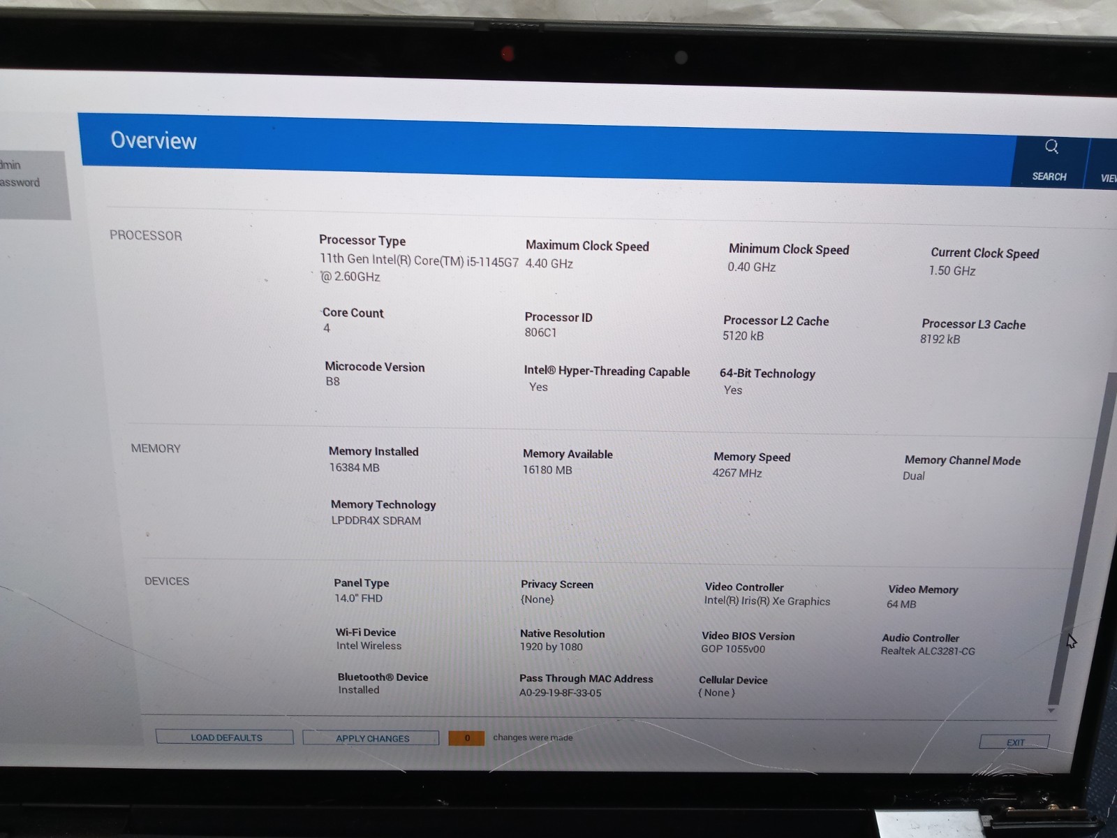 Dell Latitude 7420 | i5-1145G7@2.6GHZ | 16GB RAM | BROKEN SCREEN & HINGE | READ
