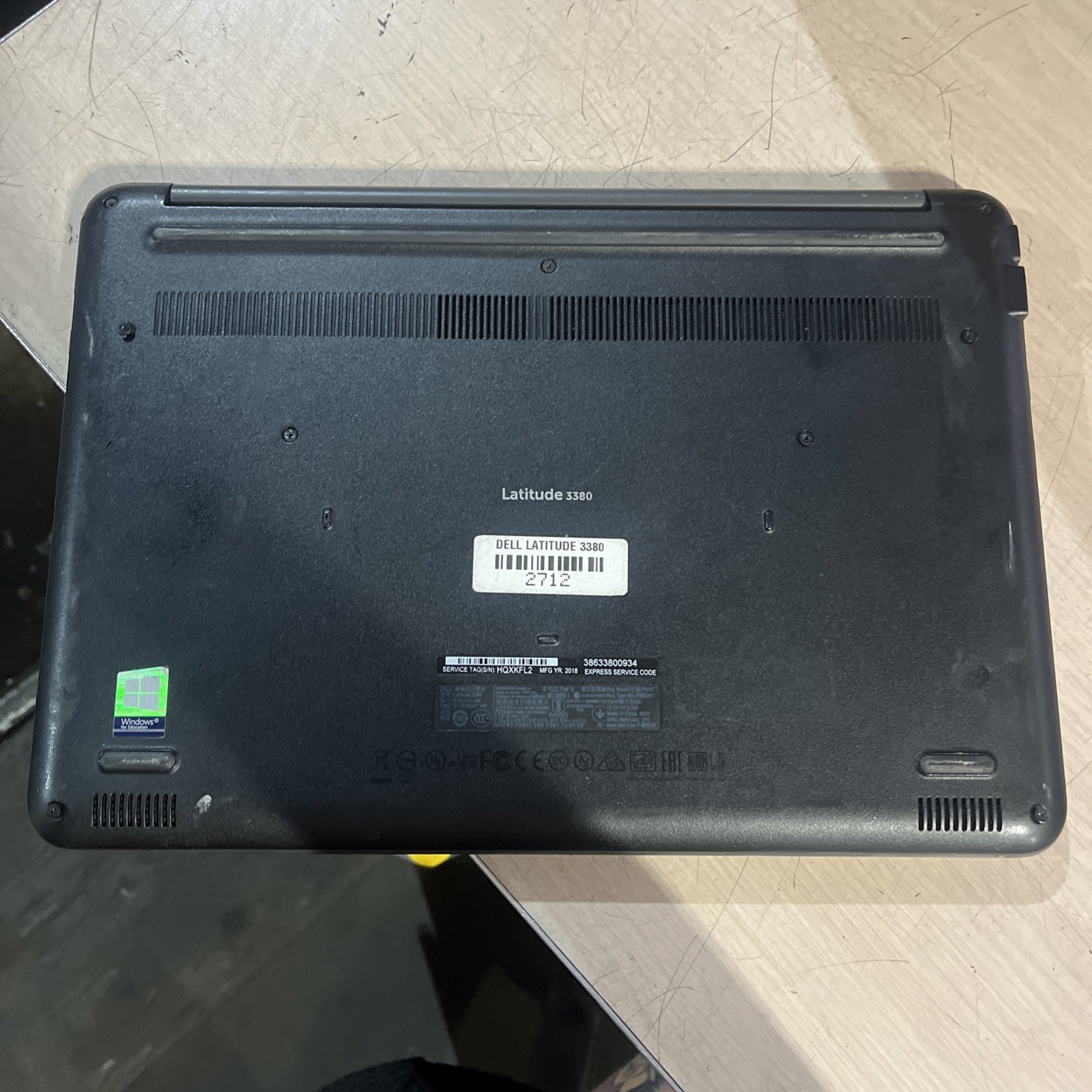 DELL LATITUDE 3380 INTEL CORE I3-6006U 2.00GHZ 8GB RAM NO HD ‘