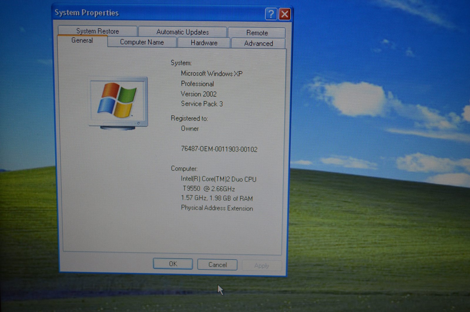 Dell Latitude E6400 Intel Core 2 2.4GHz 3GB 100GB SSD WiFi Windows XP Pro WiFi