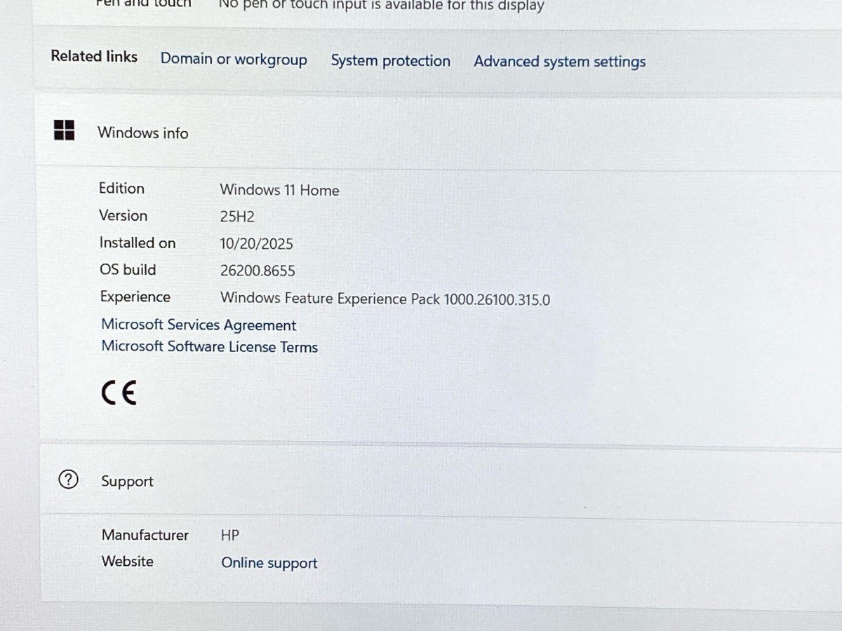 LAPTOP/NETBOOK HEWLETT PACKARD MODEL VICTUS MT7921 (UD8028405)