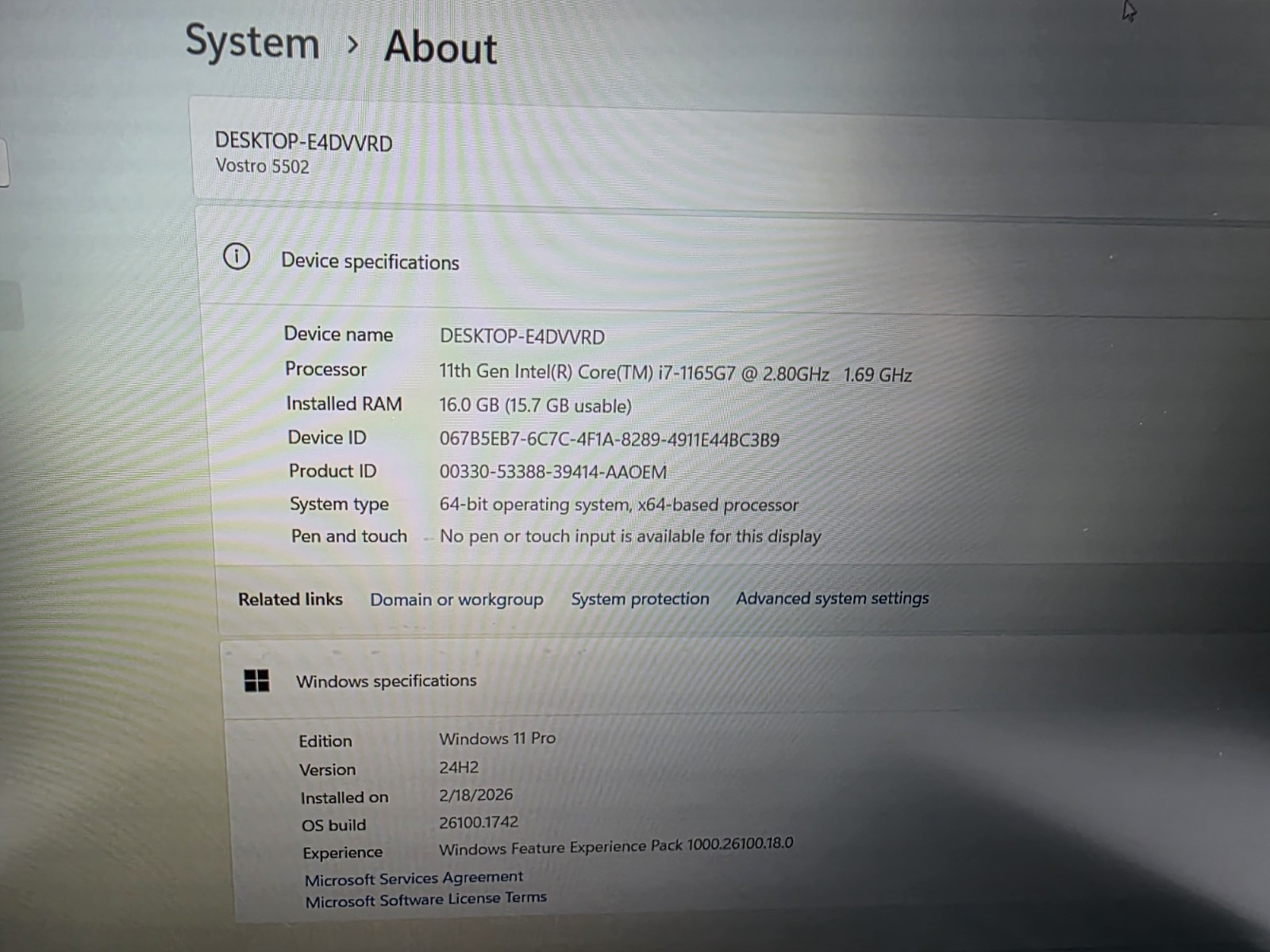 Dell Inspiron 5502 15.6″ Laptop| Intel i7 1165G7|512GB |16GB RAM |Nvidia Win 11