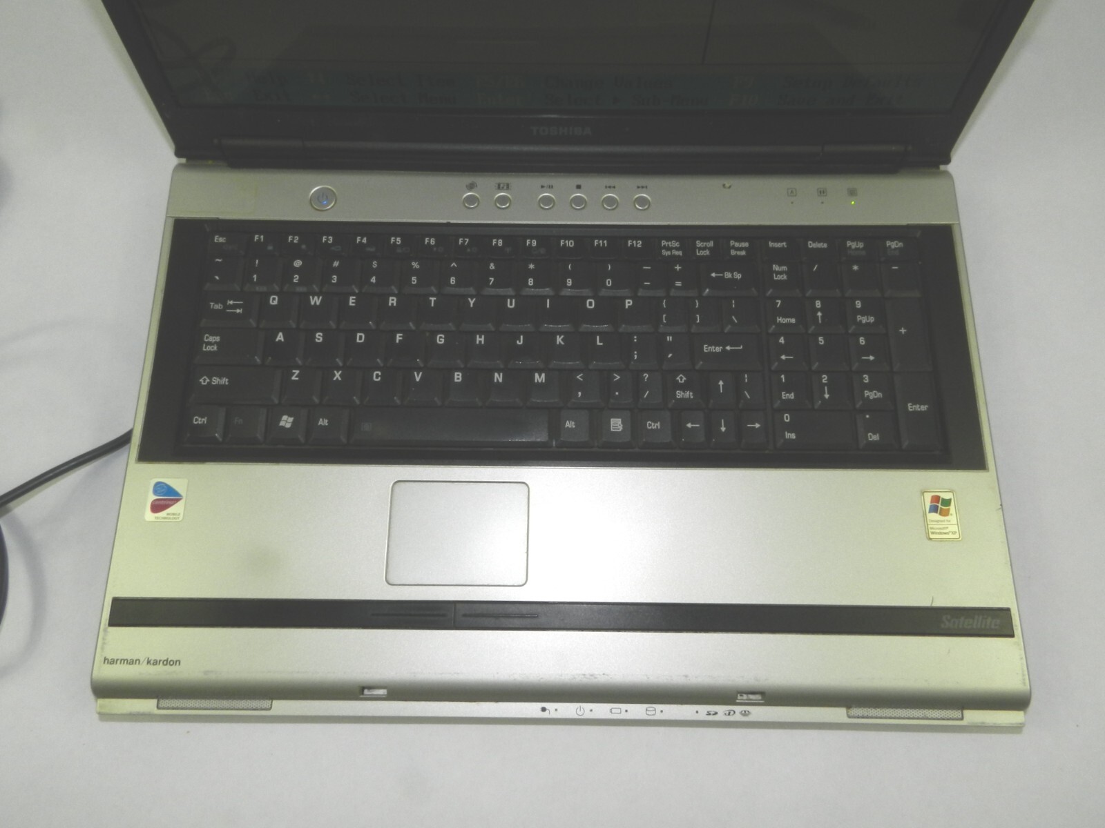 Toshiba Satellite M65-S9092 Navy Laptop 1022MB Memory Working No HD PARTS B152