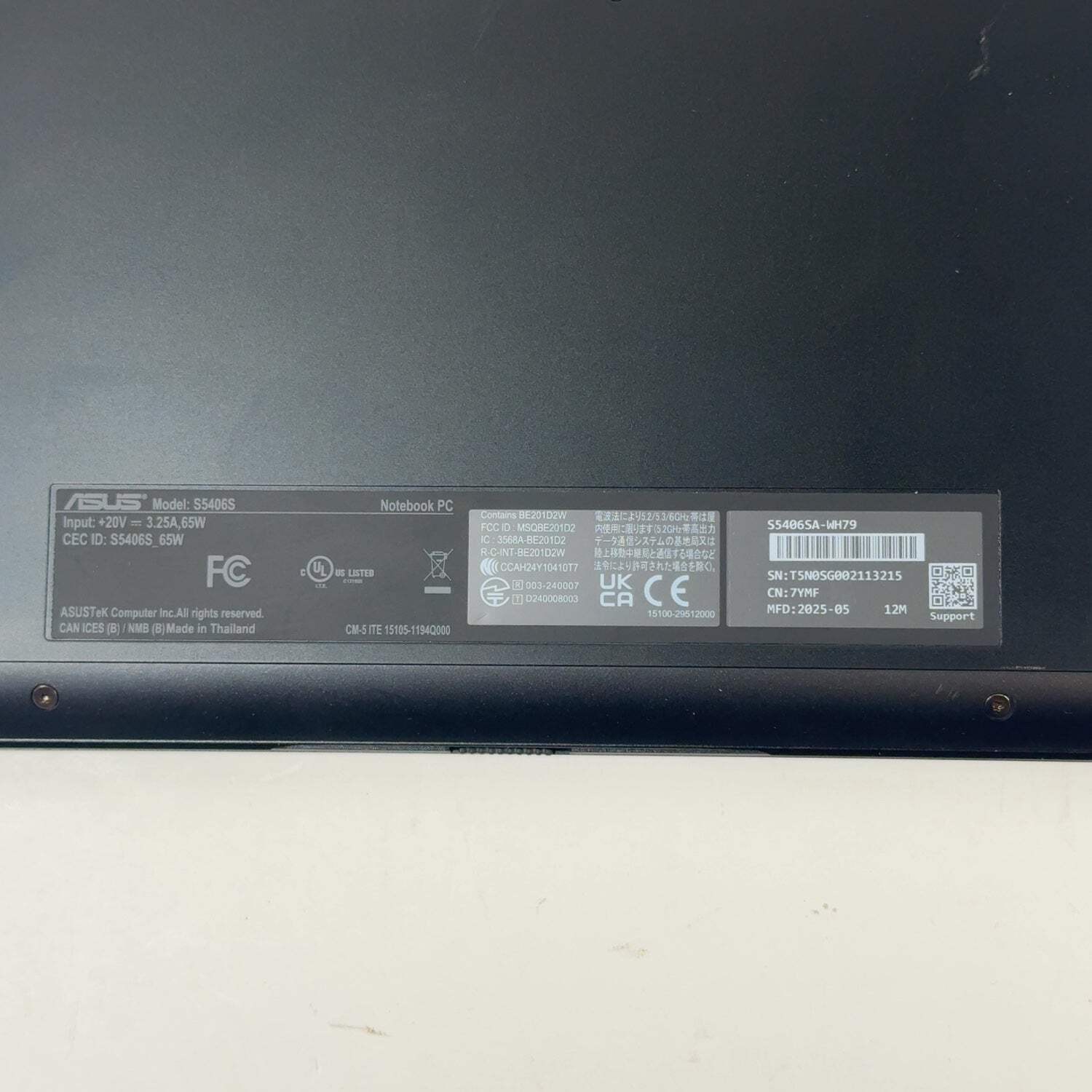 Asus Vivobook S 14 S5406S 14″ Core Ultra 7 258V 2.2GHz 32GB RAM 1TB SSD