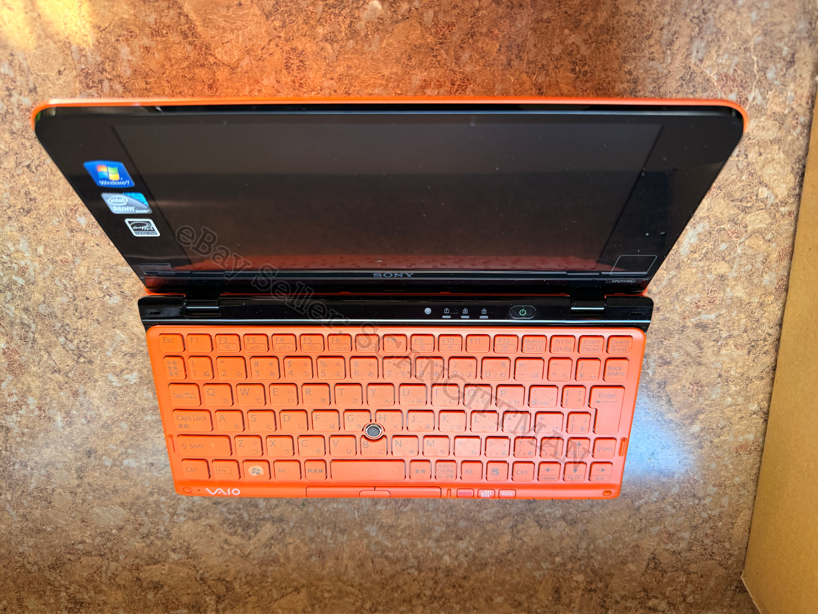 Sony Vaio Personal Computer P Series VPCP119KJ Z530 NICE CONDITION – Neon Orange