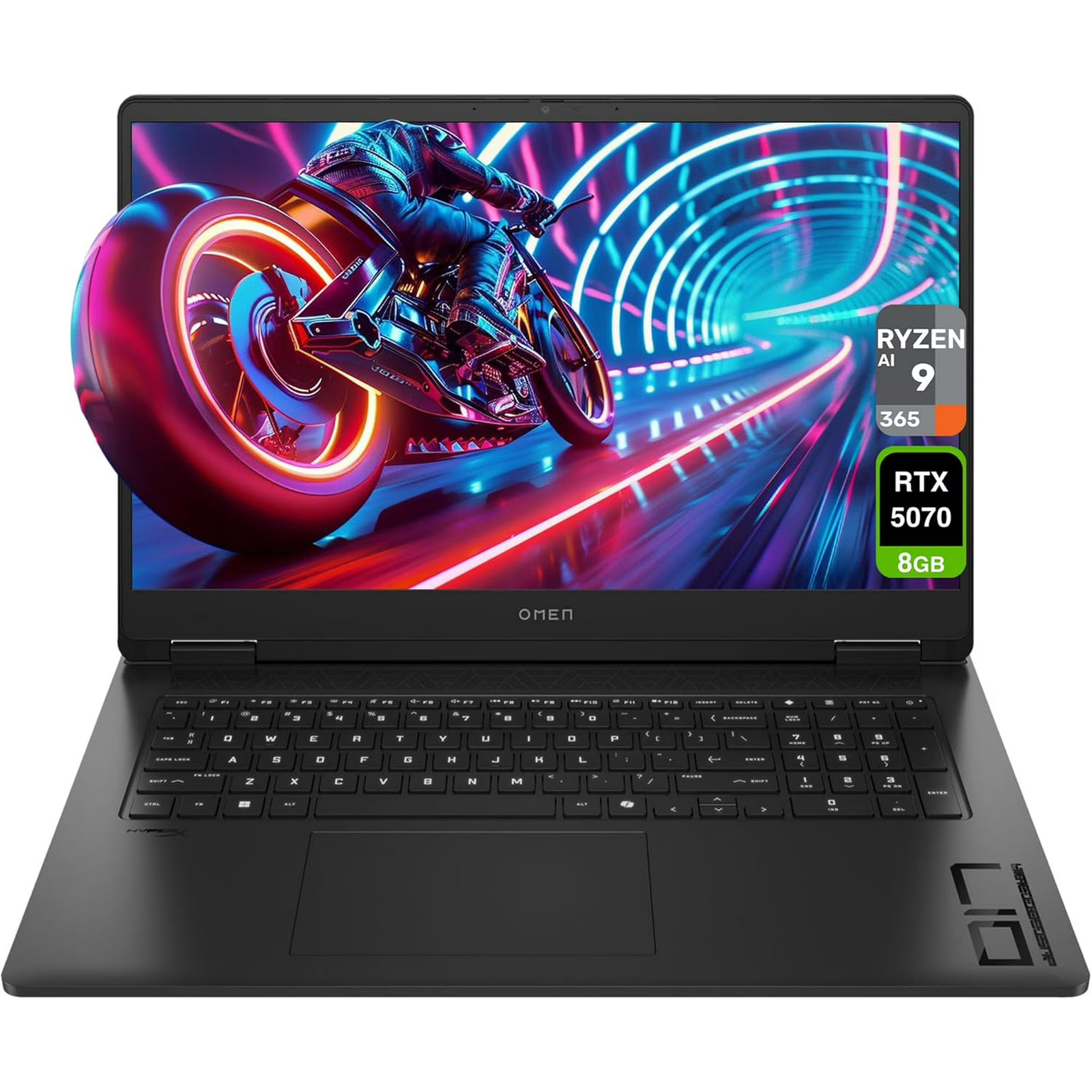 HP OMEN Gaming Laptop: 17.3″ QHD – AMD Ryzen 9 – RTX 5070 – 32GB|1TB – W11