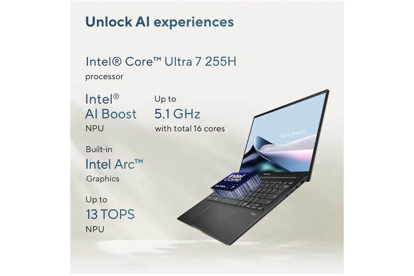 BRAND NEW: ASUS – Zenbook 14 14″ FHD+ OLED Touch Screen Laptop – Jasper Gray