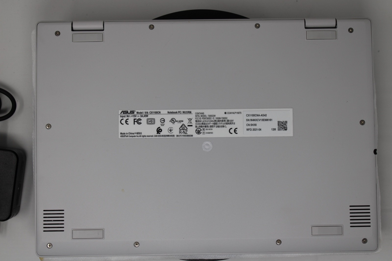 ASUS Chromebook CX1 11.6″ (32GB HDD, Intel Celeron N3350, 1.10 GHz, 4GB)…