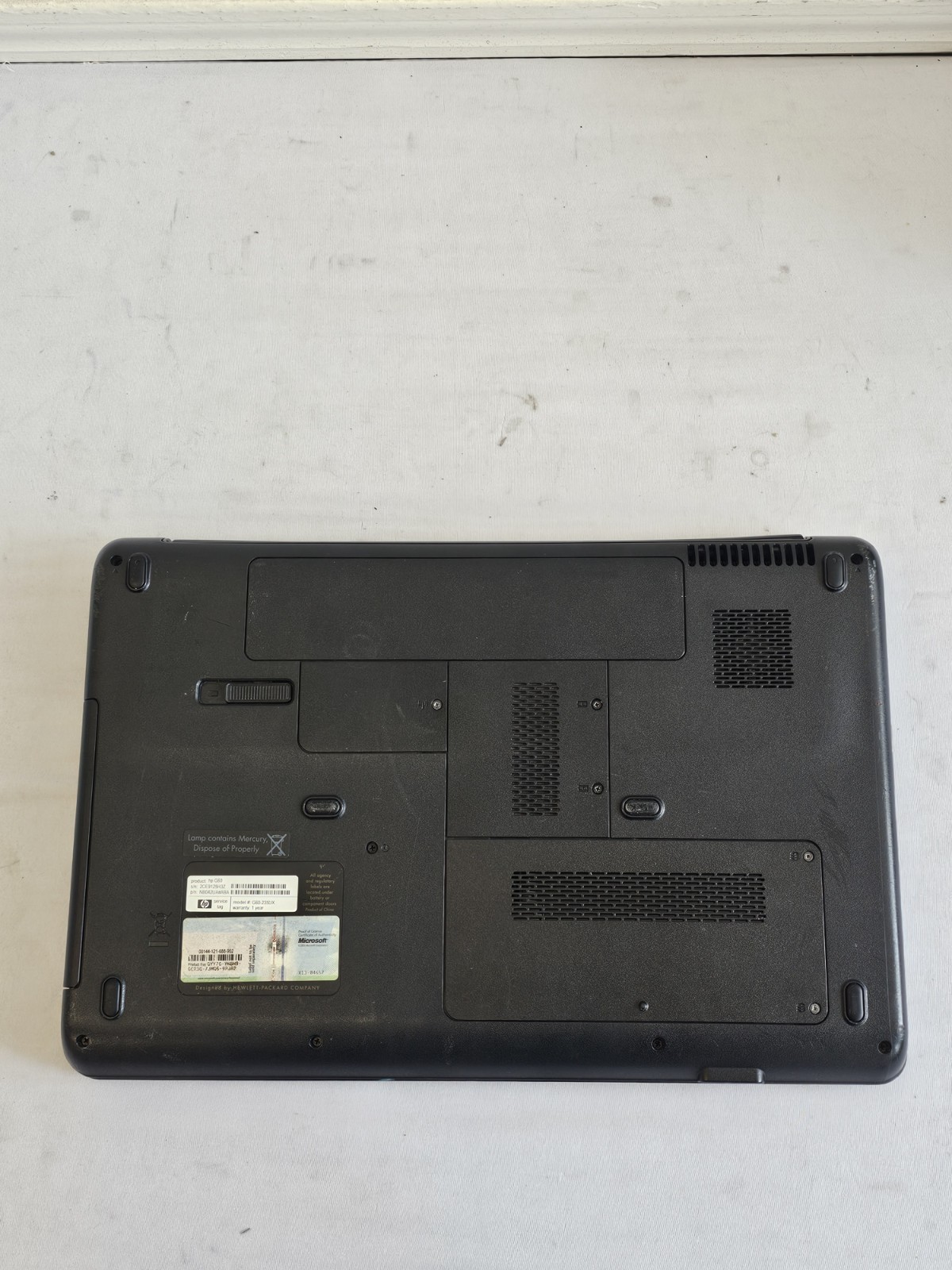 HP Notebook G60 Laptop – Intel Pentium T4200 – 3GB RAM – Parts/Repair – READ
