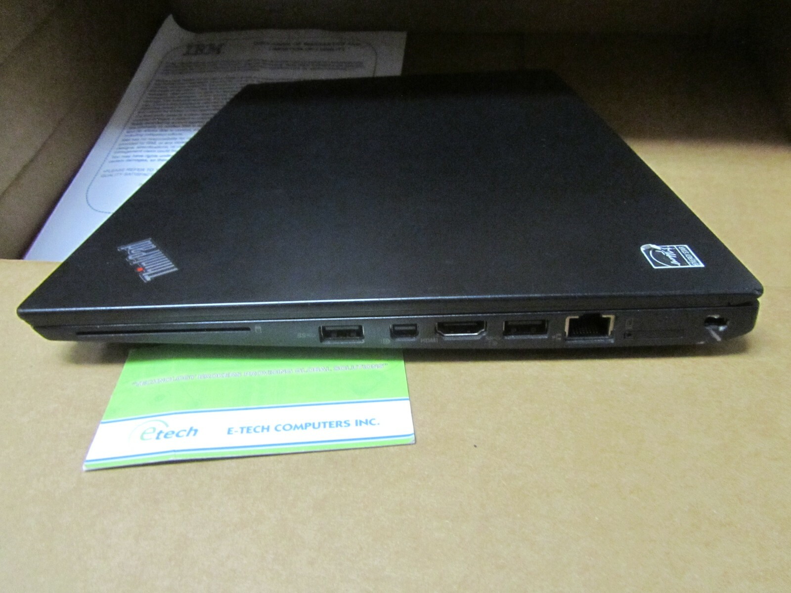 20FAS19400 ThinkPad T460s i5-6300U 8GB 256GB SSD 14″ FHD 1920×1080 Win 10 Pro64
