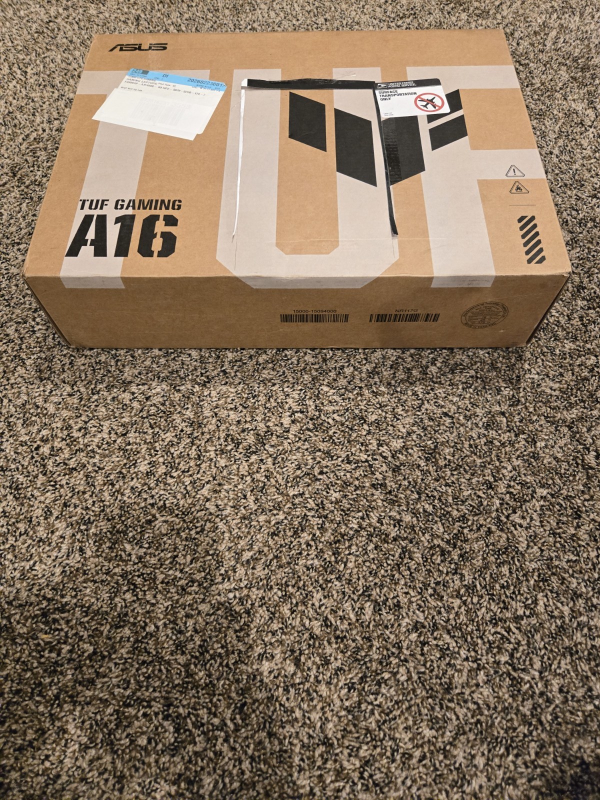 ASUS TUF Gaming A16 16in 165Hz Ryzen 9 270 32GB 1TB RTX 5070 Gray