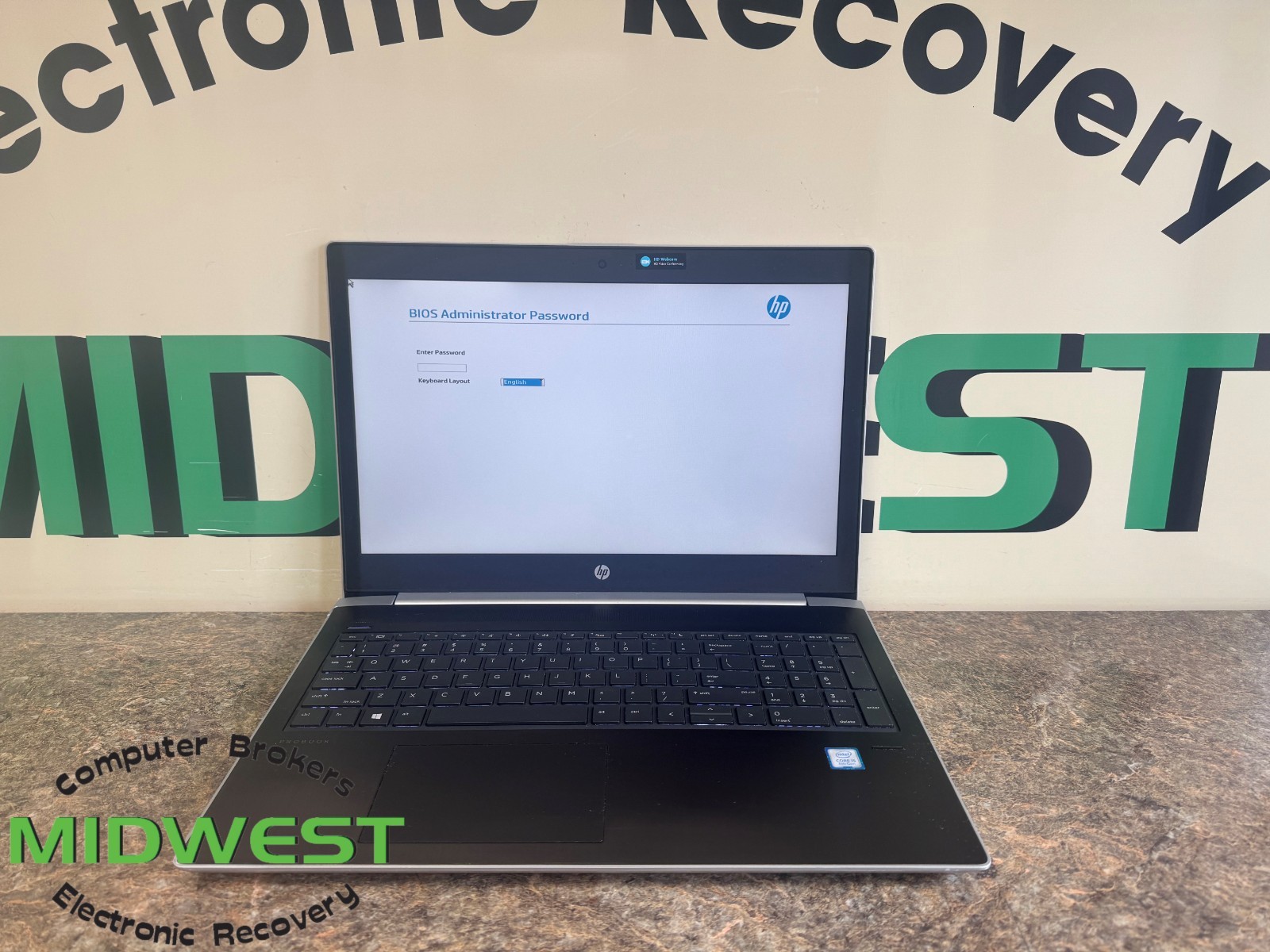 HP ProBook 450 G5 i5-8250U 1.6GHz 16GB RAM (No OS/HDD/SSD + BIOS Locked)