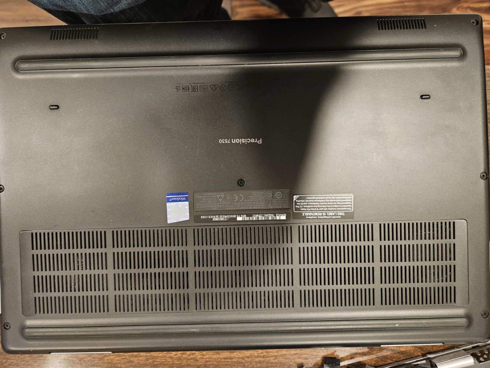 dell precision 7530 laptop Intel I7 8750