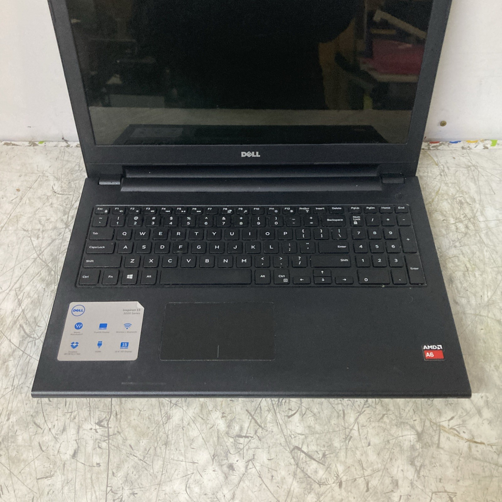 Dell Inspiron 3541 15 AMD A6-6310 1.80GHz 4GB Ram NO HDD Boot to BIOS