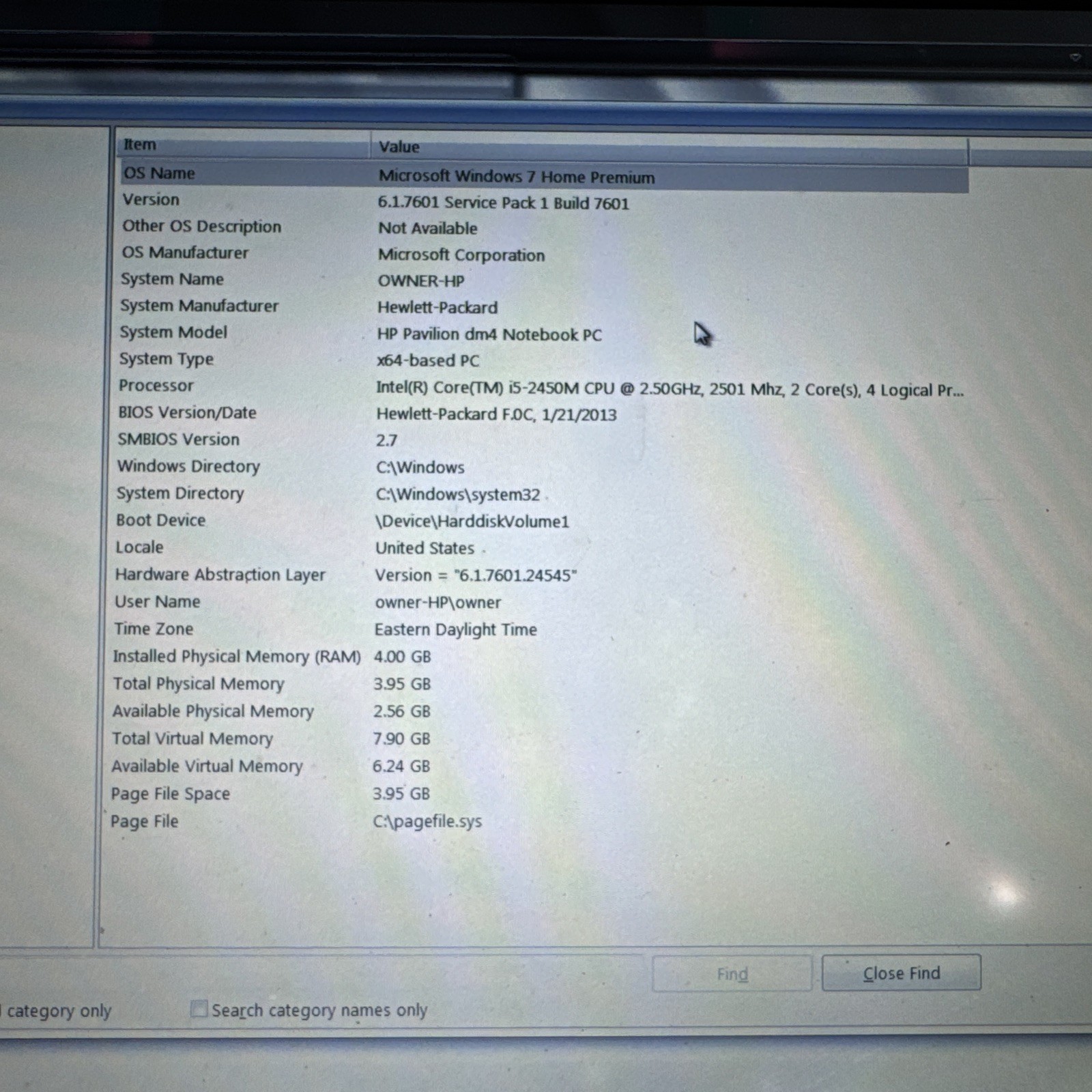 HP Pavilion DM4-3099se DM4-1100 Beats Ed. 2.5GHz i5 2450M 8Gb 620GB Genuine Win7