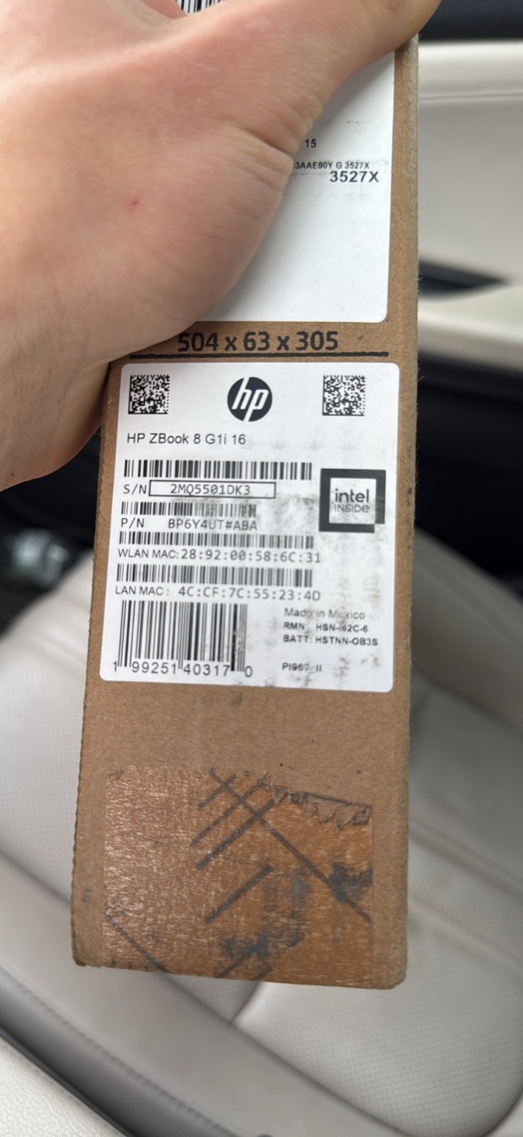 Engineering Laptop HP ZBook 16” (Intel Core Ultra 7 255H, 16 GB RAM, 512 GB SSD,