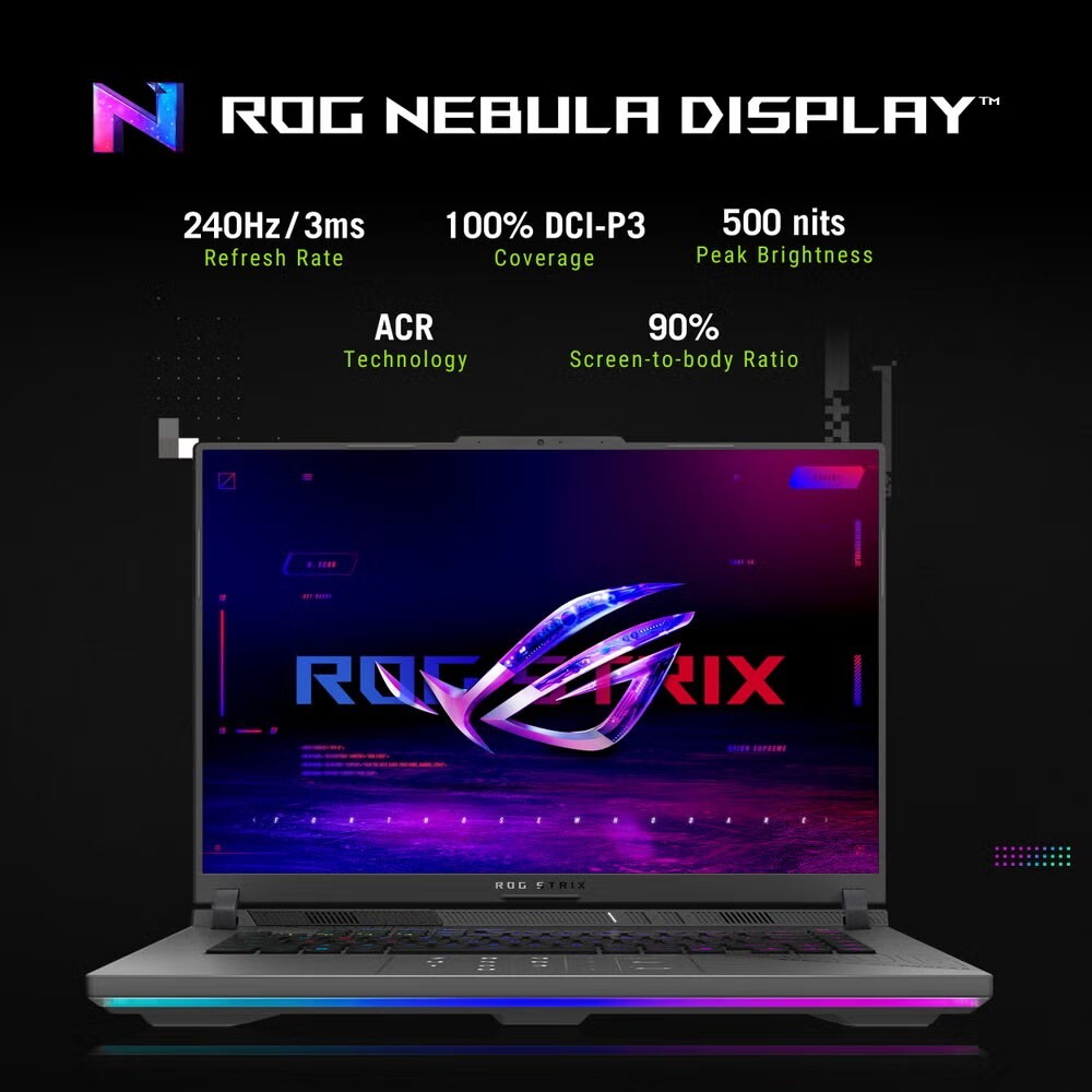 Asus 16″ ROG Strix G16 Gaming Laptop 32GB/1TB SSD IPS Windows 11 AMD Ryzen 9
