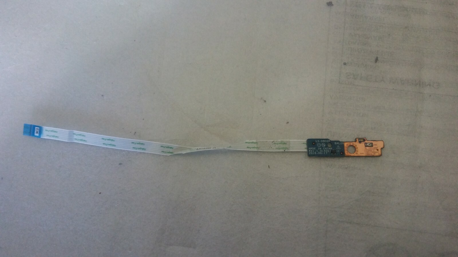 DELL INSPIRON 15 5567 5568 5565 P66F POWER BUTTON WITH FLAT