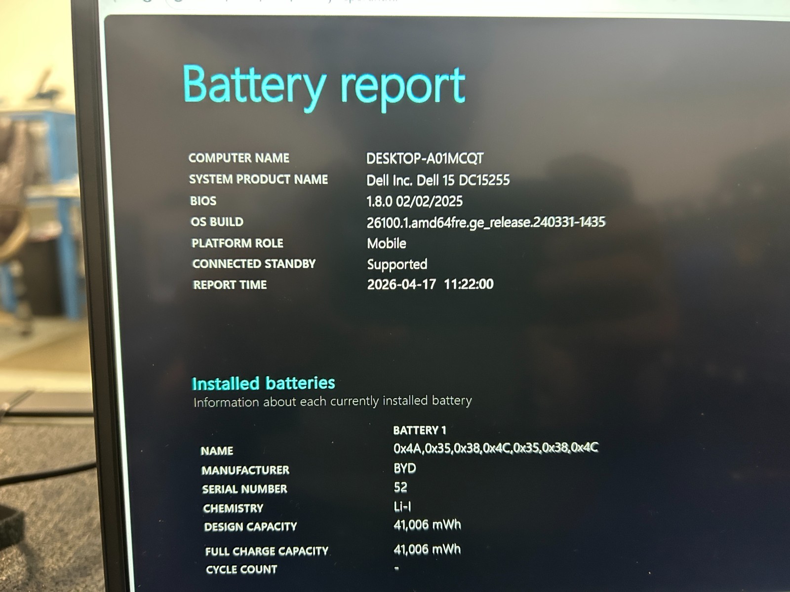 DELL 15 DC15255 G8MK9, AMD Ryzen 7 7730U, 2.00 GHz, 16 GB RAM, 512 GB NVMe SSD