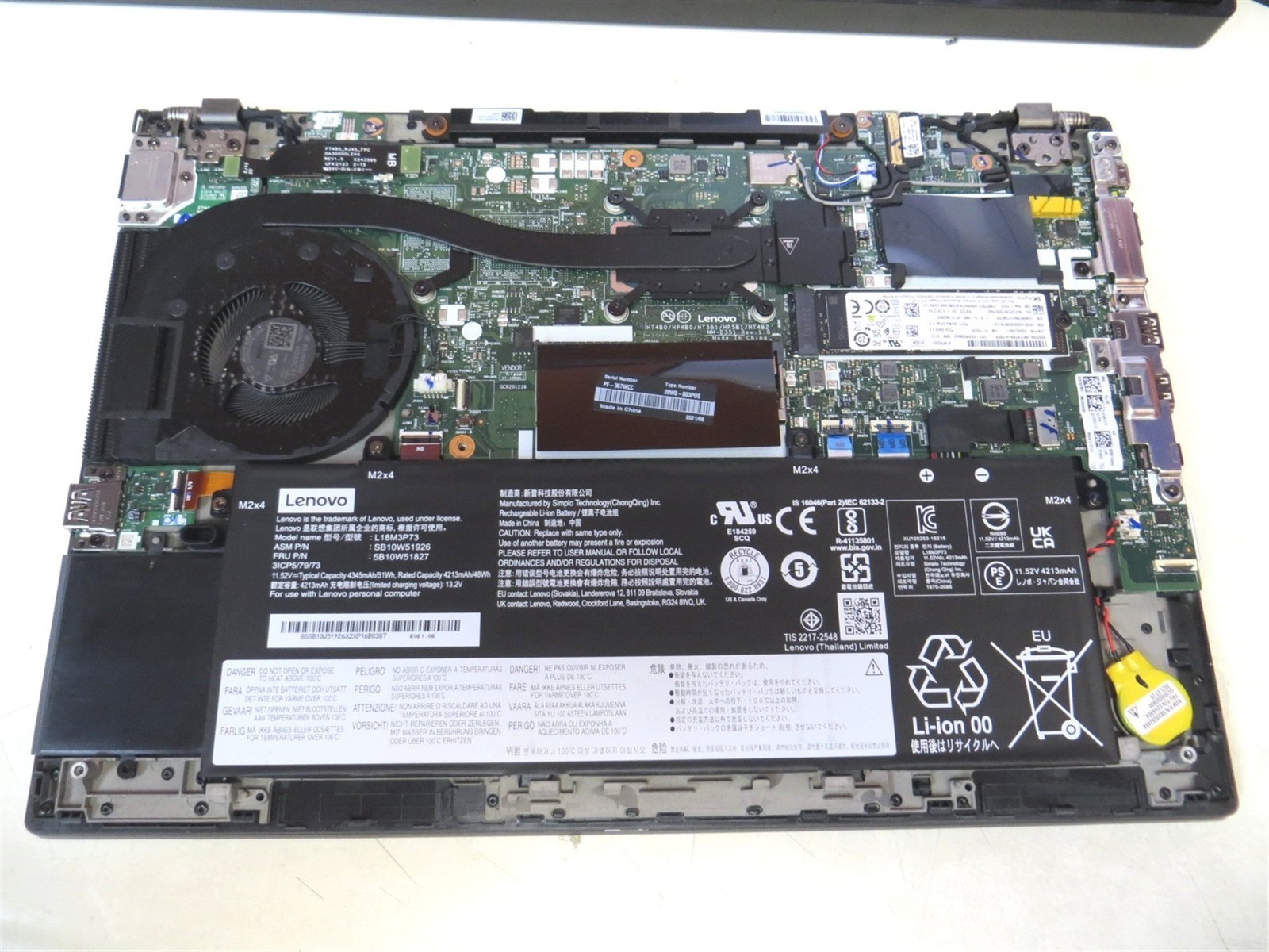 Scratched LCD Lenovo ThinkPad T14 Gen 2 Intel i7-1185G7 3GHz 16GB 512GB SSD w/OS
