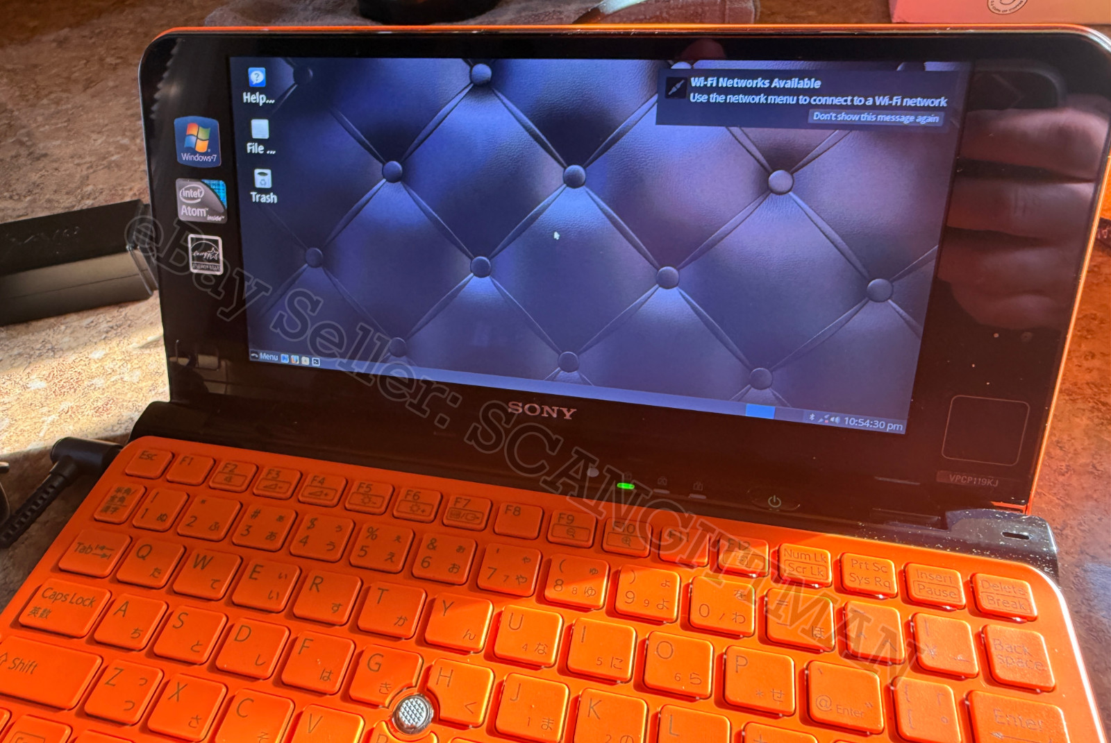 Sony Vaio Personal Computer P Series VPCP119KJ Z530 NICE CONDITION – Neon Orange