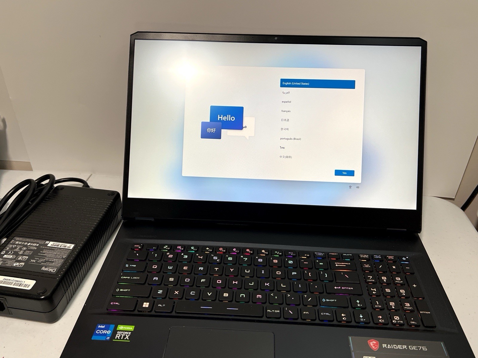 MSI GE76 Raider 17.3″ Gaming Laptop – i7-12700H, 16GB DDR5, RTX 3060, 1TB SSD