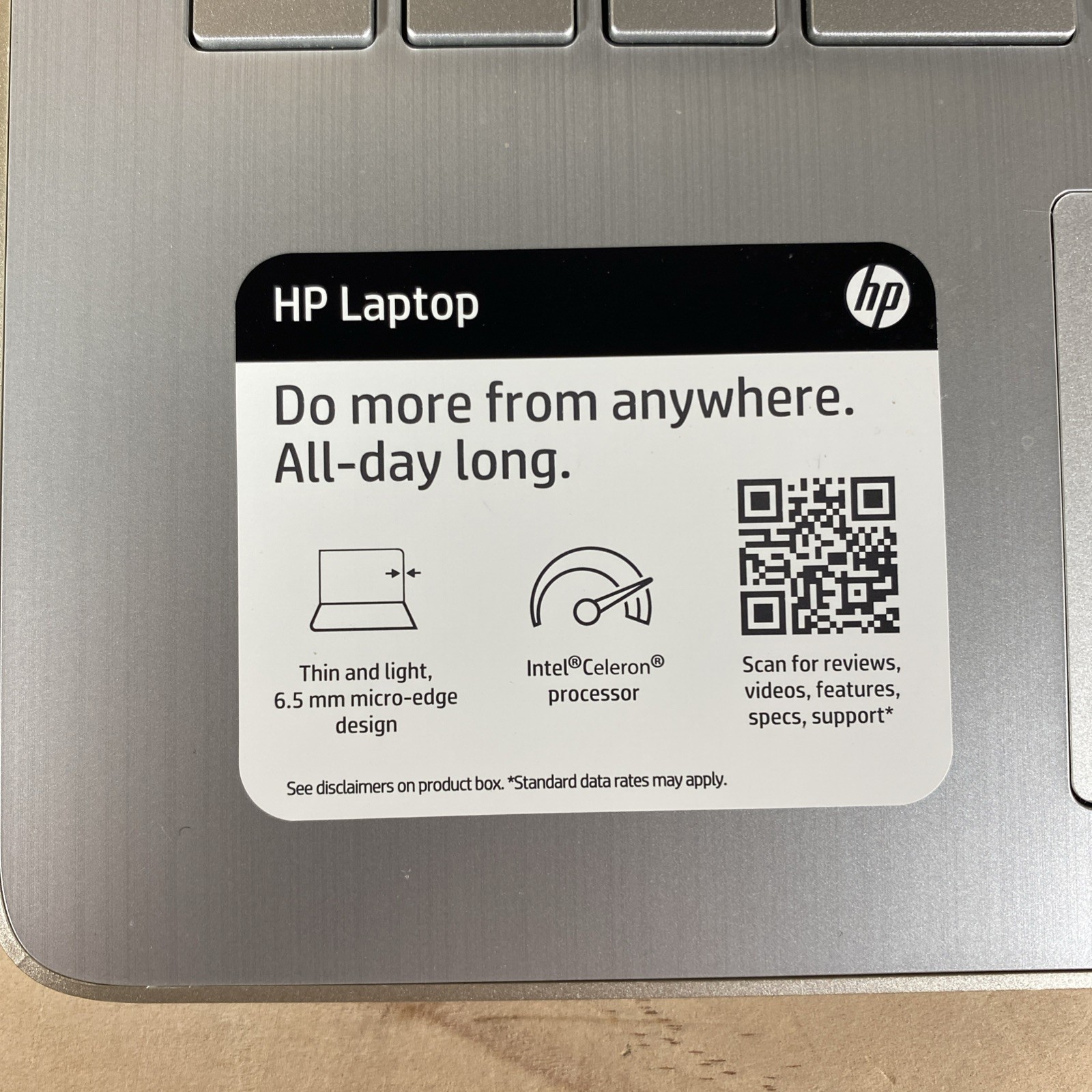 HP 14-dq0033dx 14 inch Intel Celeron 4GB RAM 64GB eMMC Laptop / for parts