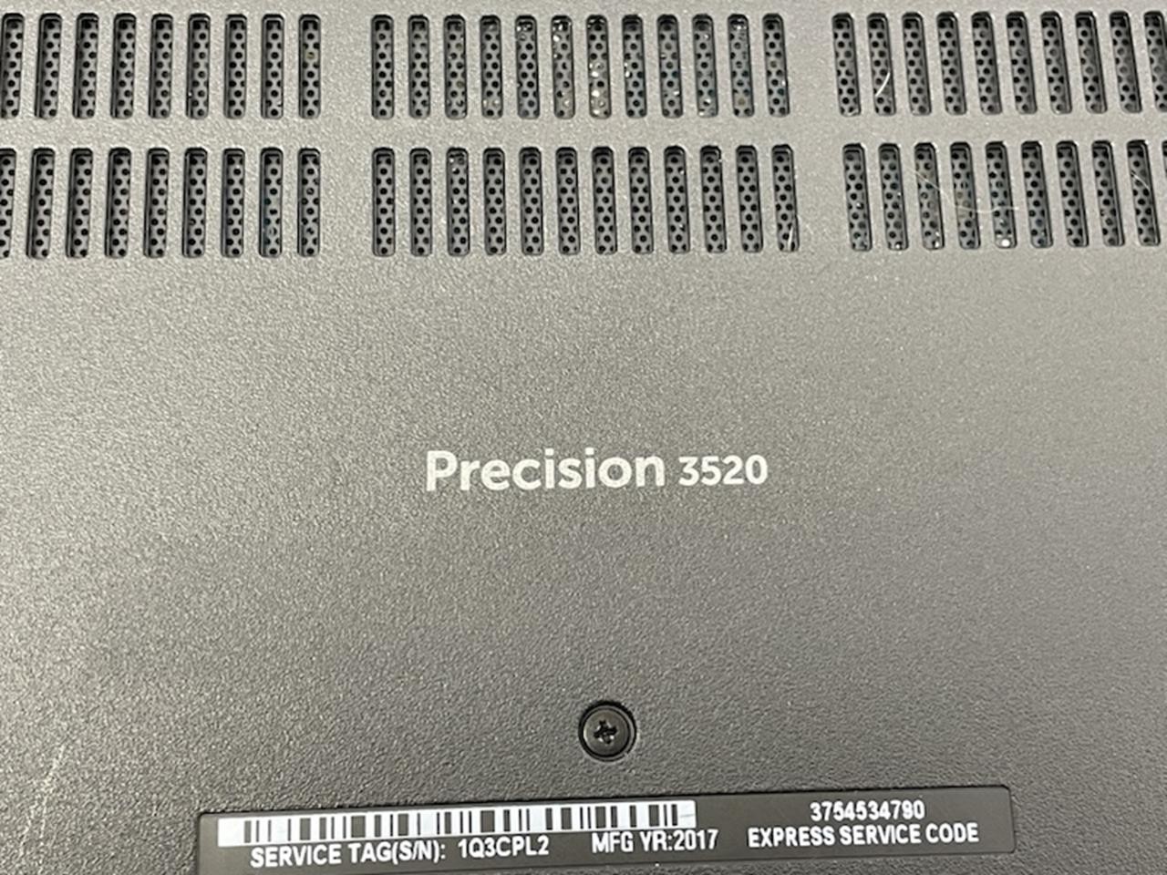 DELL PRECISION 3520 Laptop w/ Intel Core i5-7440HQ 2.80 GHZ + 16 GB | No HD / OS