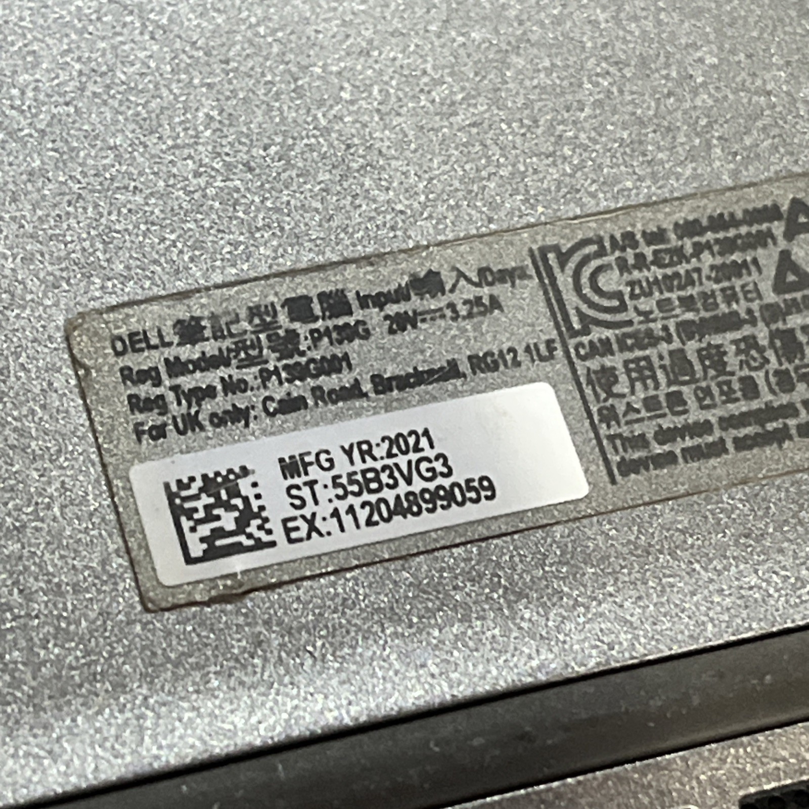 DELL LATITUDE 5320 INTEL CORE I5-1135G7 16GB RAM NO HD ,