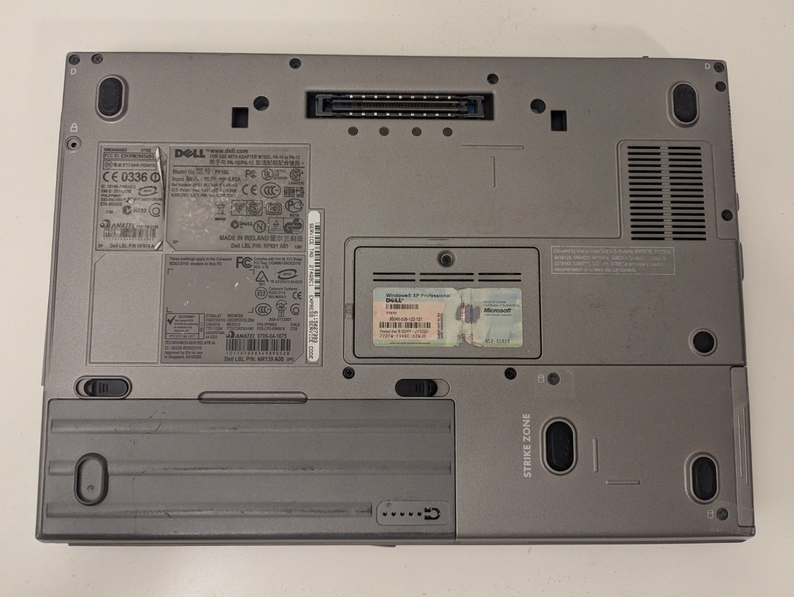 Dell Latitude D620 4GB RAM 120GB SSD Laptop w/ Win 10, 802.11ac WiFi, BAD SCREEN