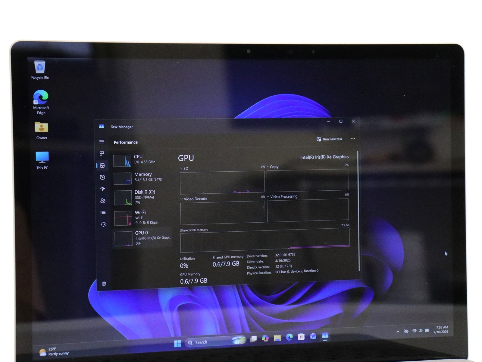 Microsoft Surface Laptop 4 1958 13.5″ Touch Ryzen 5 4680U 16GB 256GB NVMe As Is