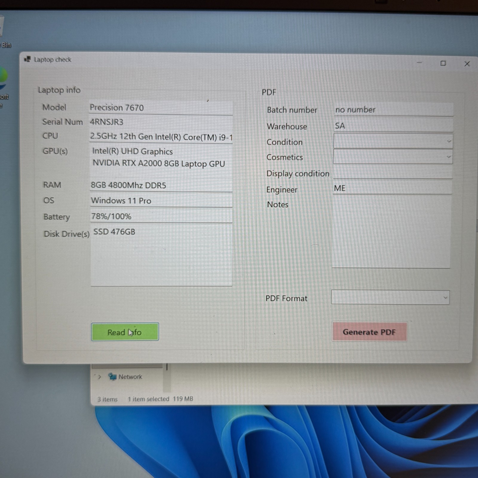 Dell Precision 7670 16″ i9-12950HX RTX 3080 Ti 16GB 8GB RAM 512GB SSD Win11 Pro