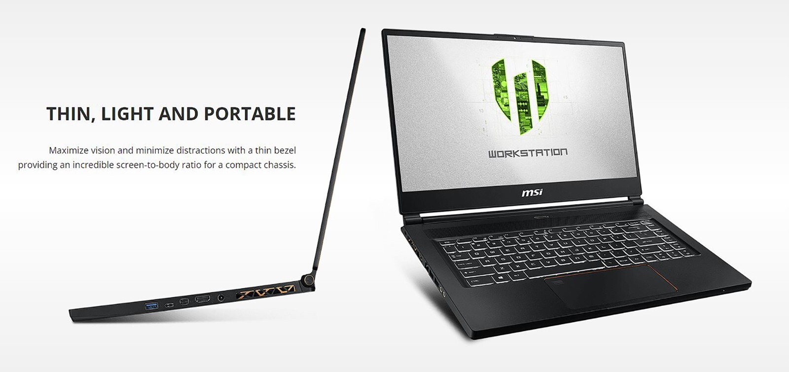 MSI WS65 15.6″ FHD Mobile Workstation i9-8950HK 32GB 512GB Quadro P3200 W10H